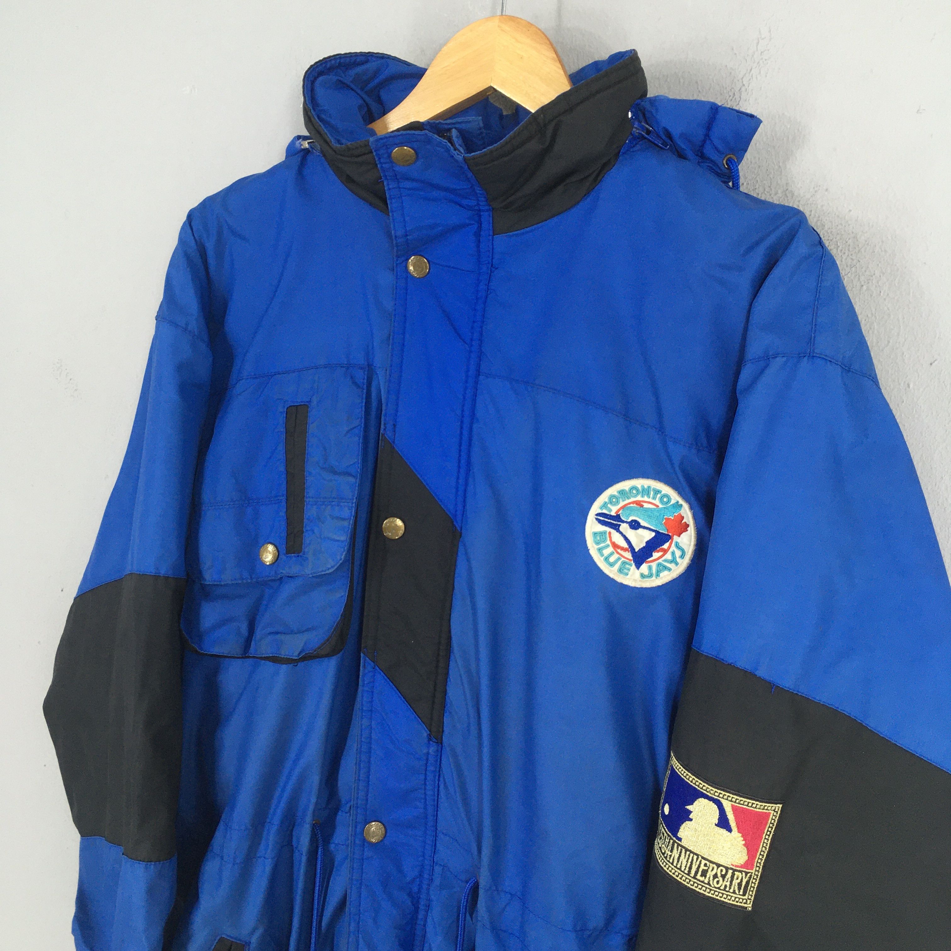 MLB Vintage Toronto Blue Jays MLB Varsity Bomber Jacket L Size US L / EU 52-54 / 3 - 3 Thumbnail