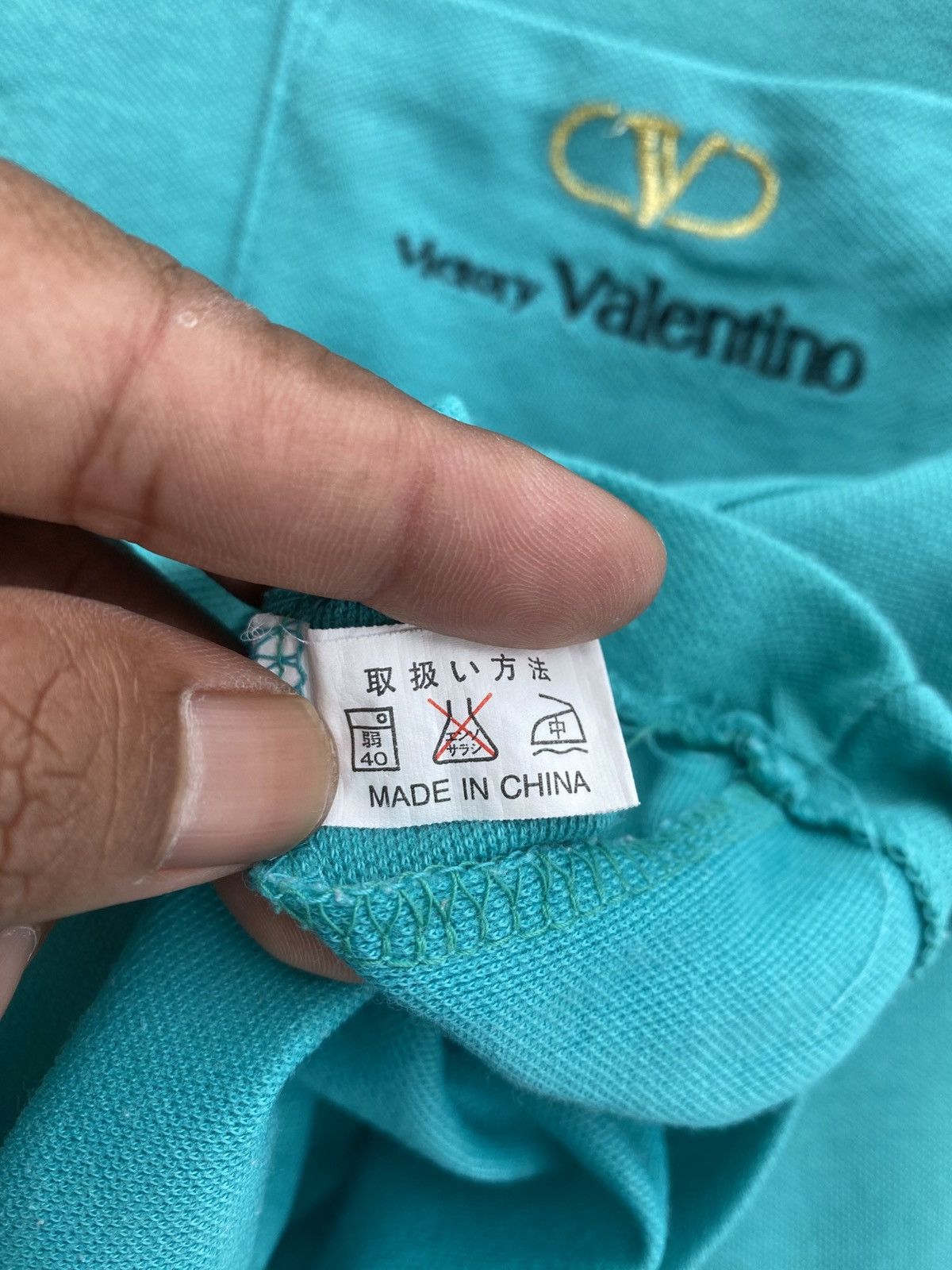 Valentino Rare Vintage Victory Valentino Longsleeve Polo Size US M / EU 48-50 / 2 - 10 Thumbnail