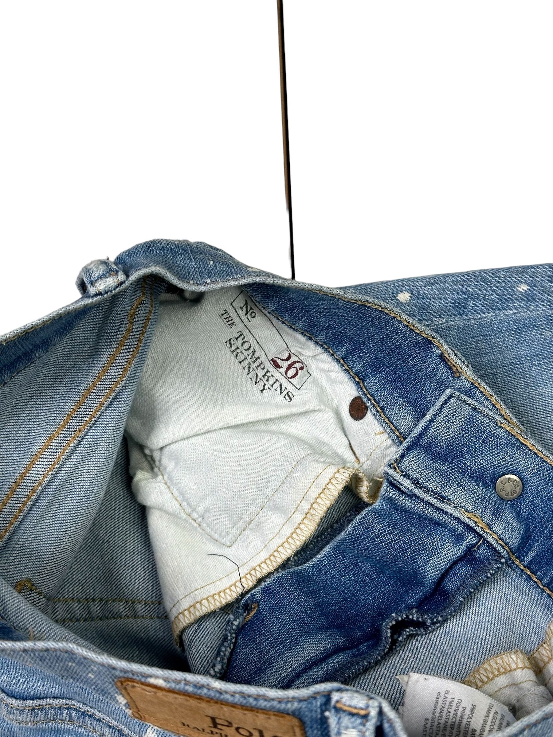 Polo Ralph Lauren denim supply ralph lauren distressed bleached vintage jeans Size US 26 / EU 42 - 4 Thumbnail