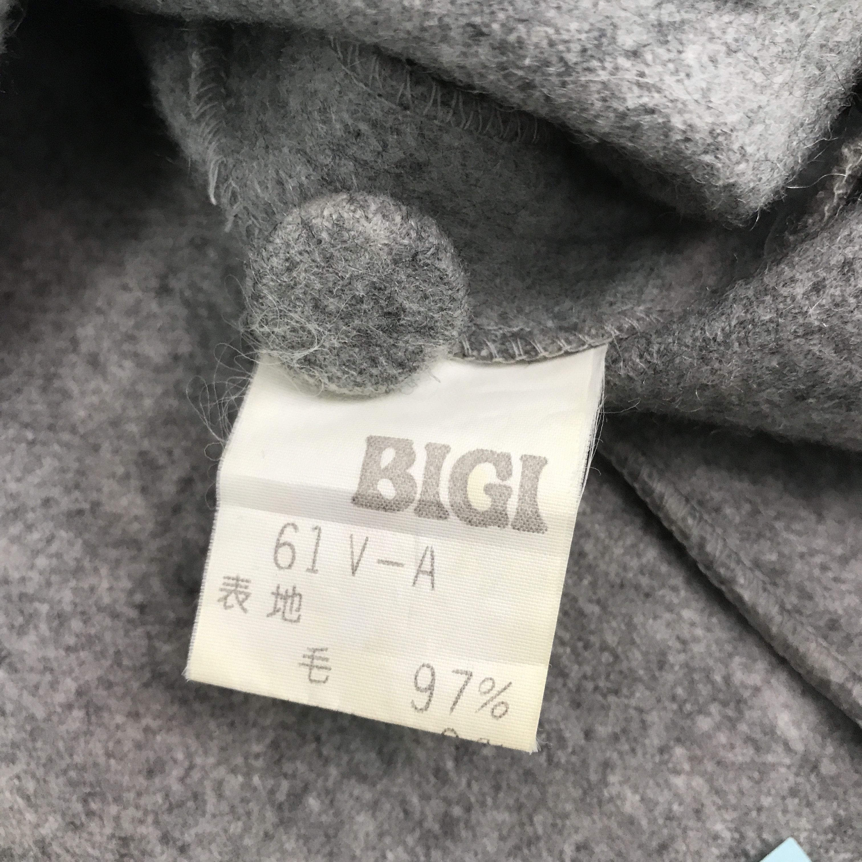 Japanese Brand Rare Bigi Japan Wool Vest Jacket Size US M / EU 48-50 / 2 - 8 Thumbnail