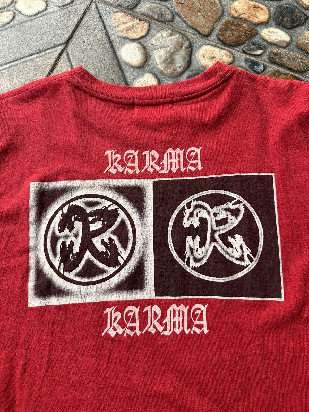 Japanese Brand Vintage Karma Japanese Brand Long Sleeve Size US L / EU 52-54 / 3 - 7 Thumbnail