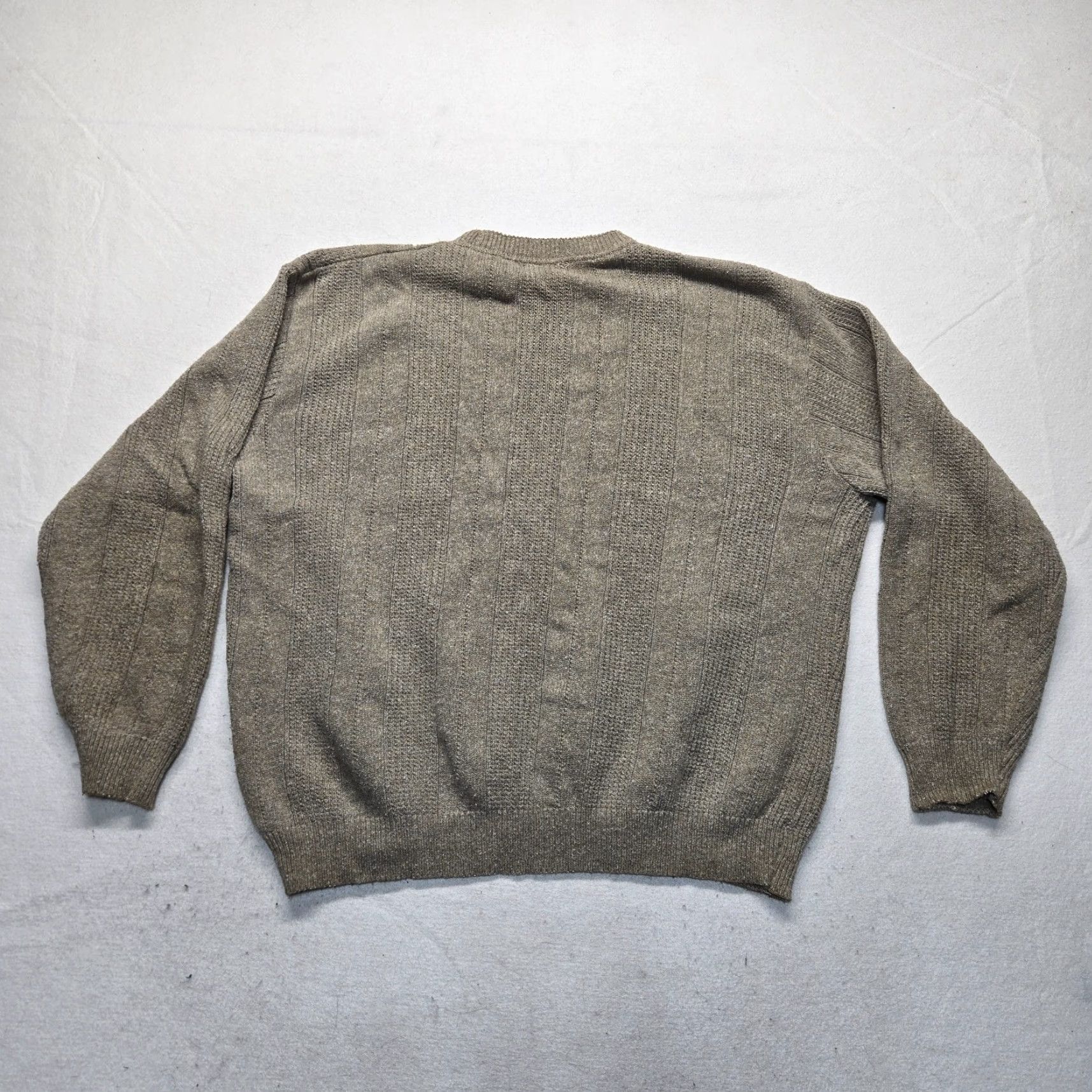 Vintage Bass Sweater Adult XL Brown Crewneck Knit Cotton Pullover Mens Size US XL / EU 56 / 4 - 7 Thumbnail