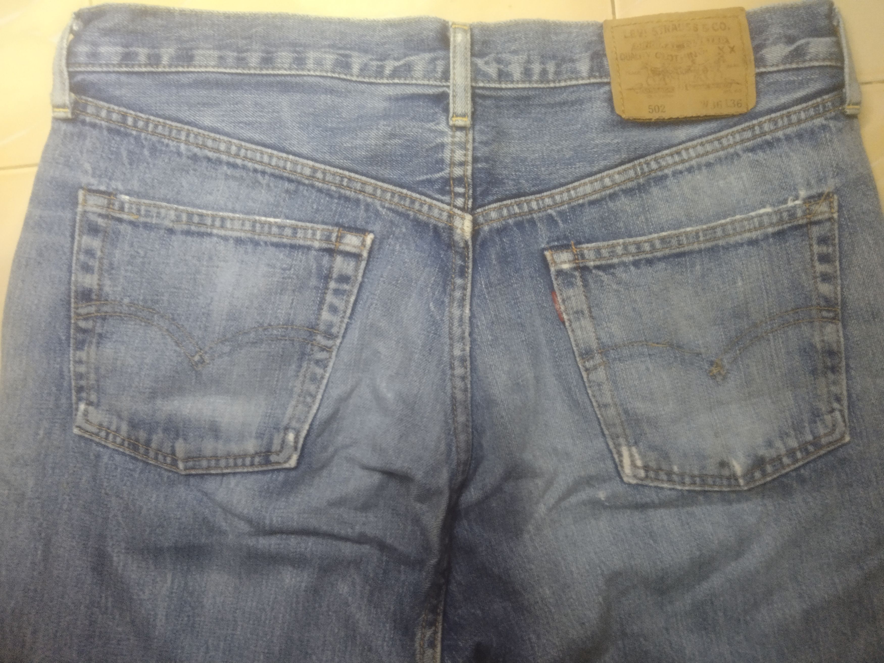 Levi's × Levi's Vintage Clothing × Vintage Vintage distressed Selvedge Levi's Big E 502 xx short pants Size US 36 / EU 52 - 15 Thumbnail