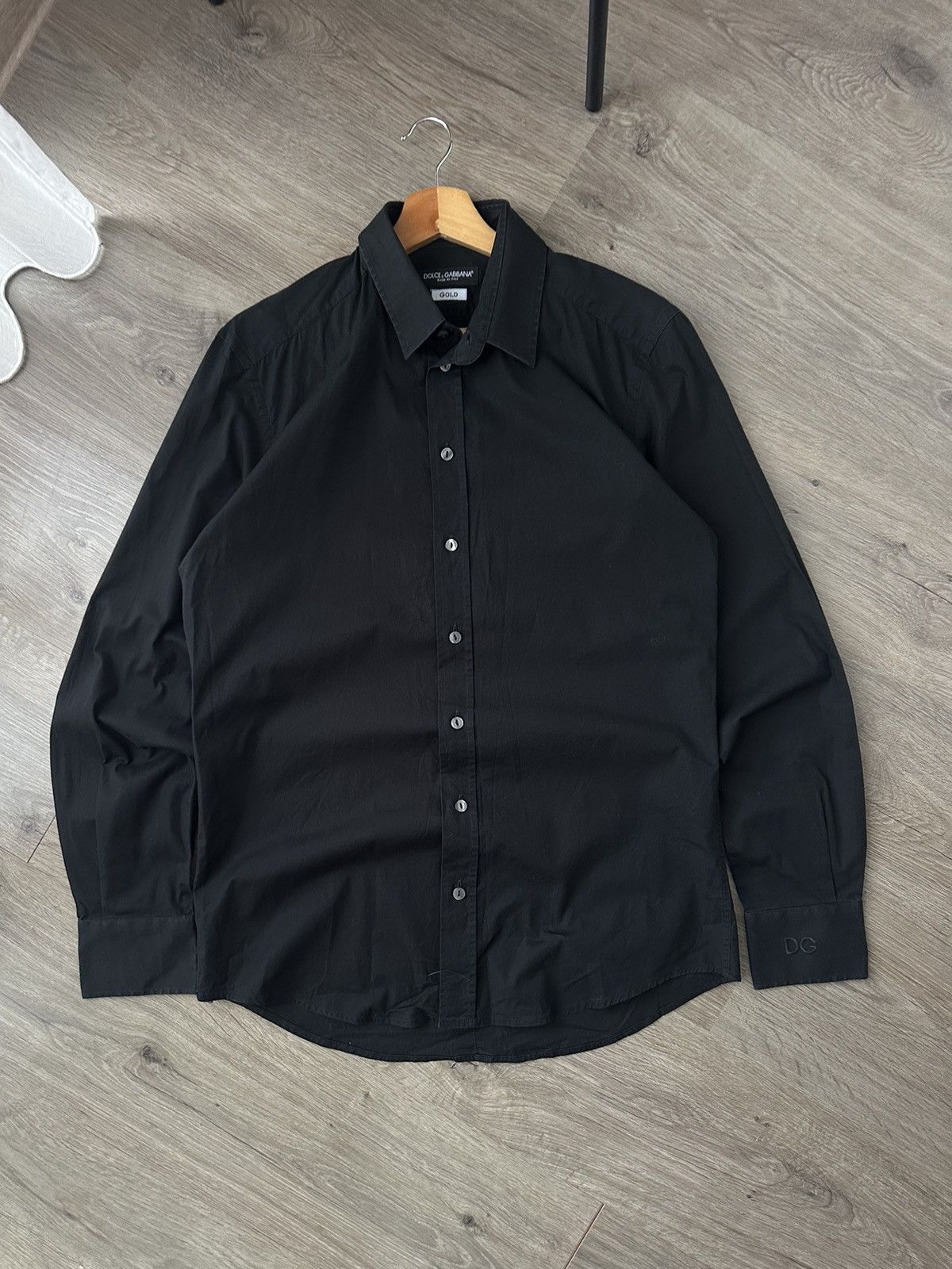 Dolce & Gabbana Vintage Dolce Gabbana Black Big Logo Shirt Size US M / EU 48-50 / 2 - 3 Thumbnail