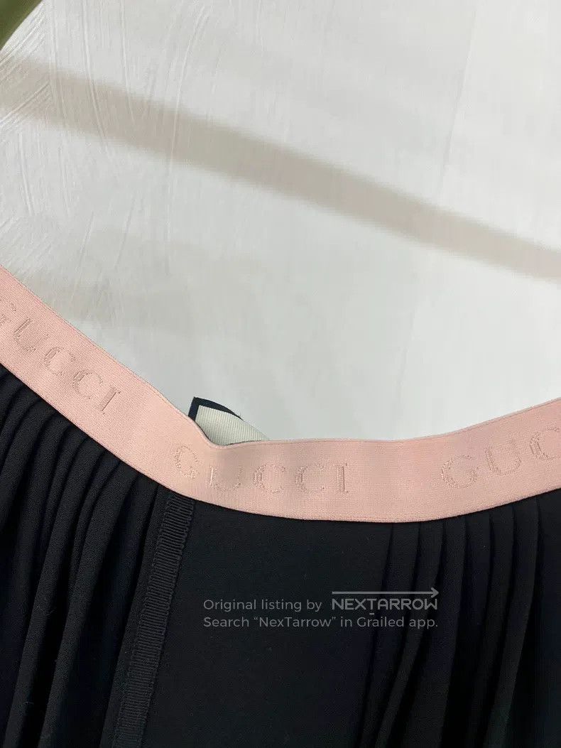 Gucci Gucci Waist letter logo woollen half-length skirt Size 25" / US 0 / IT 36 - 4 Thumbnail