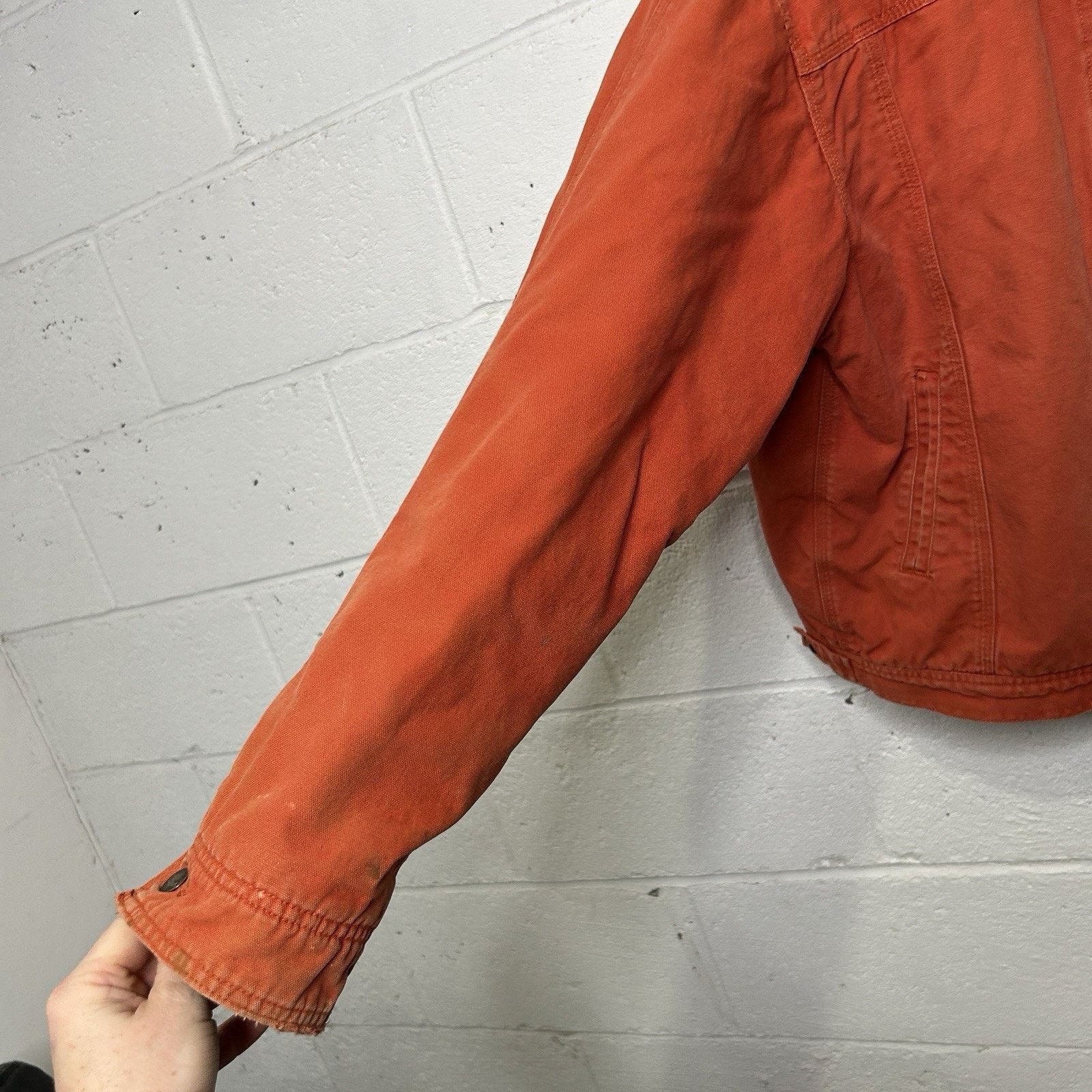 Vintage Vintage Berne Canvas Sherpa-Lined Detroit Jacket “Orange” Size L / US 10 / IT 46 - 11 Thumbnail