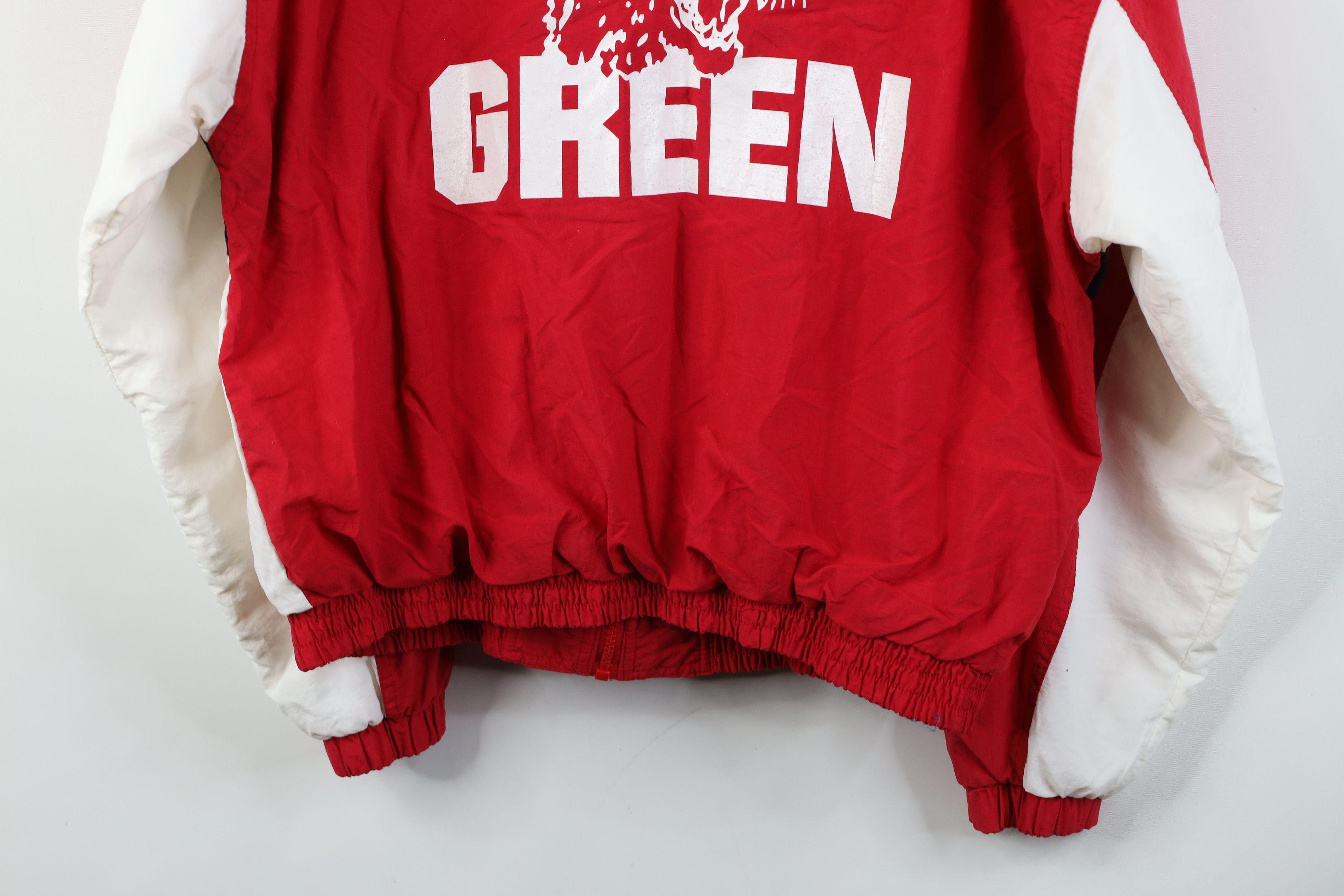 Reebok Vintage 90s Reebok Green State University Bomber Jacket Size US L / EU 52-54 / 3 - 16 Thumbnail