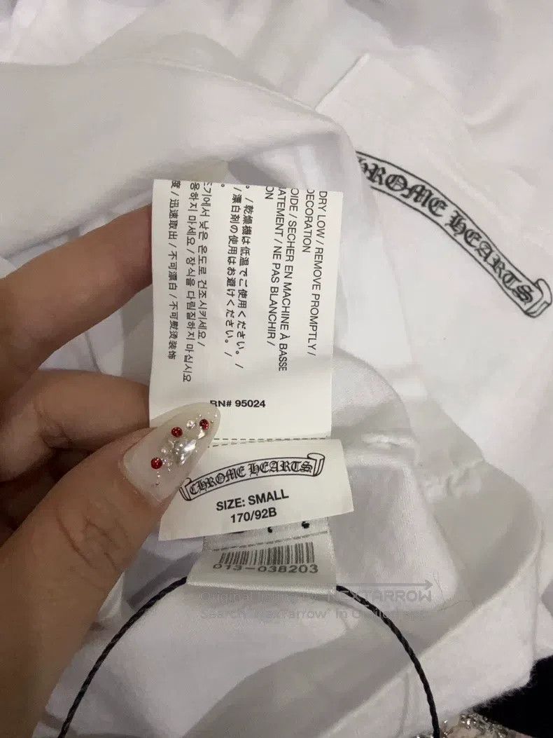 Chrome Hearts CHROME HEARTS Size S White long sleeves Size US S / EU 44-46 / 1 - 4 Thumbnail