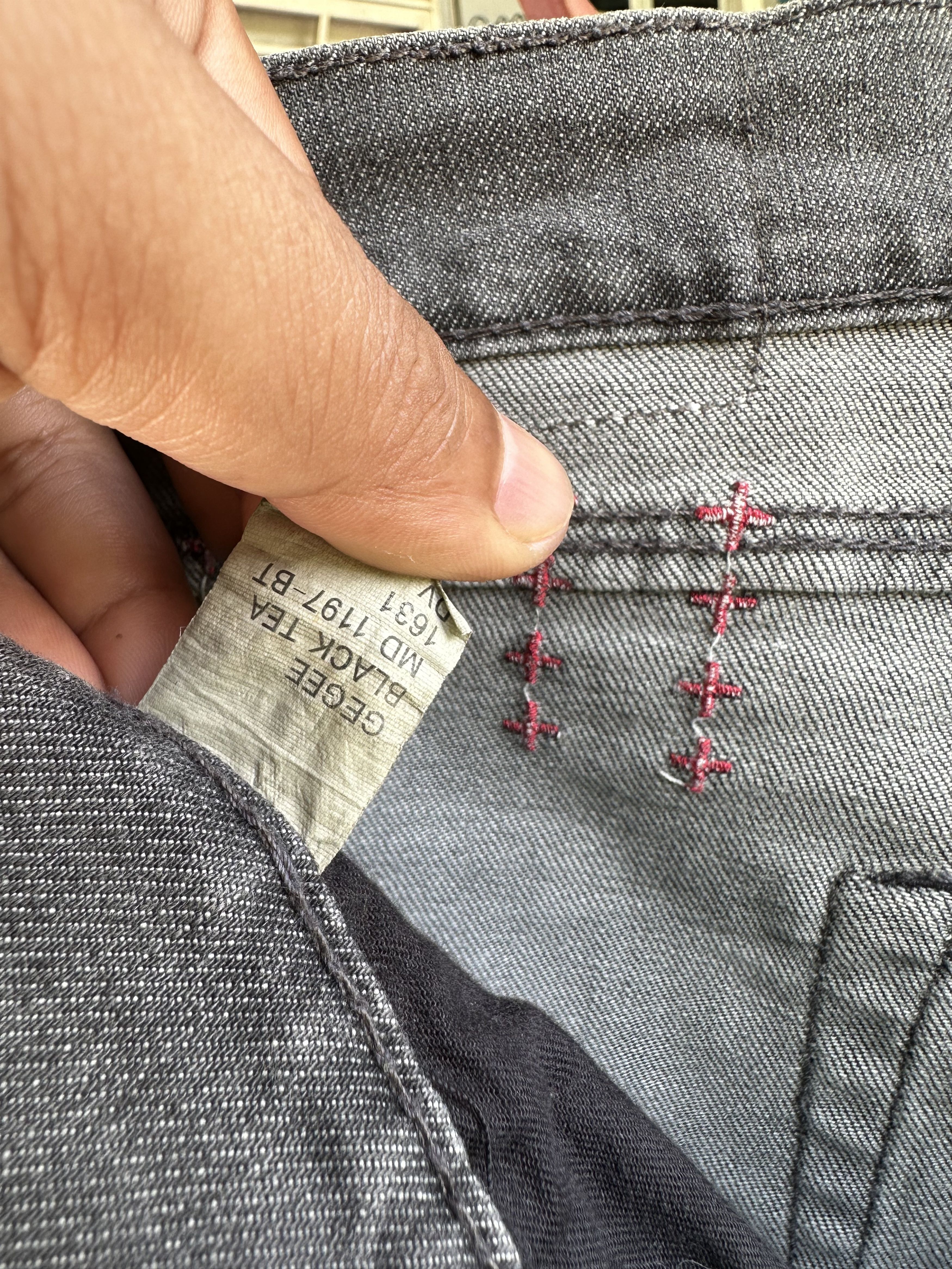 Ksubi Ksubi Black Faded Denim Jeans Size US 34 / EU 50 - 21 Thumbnail