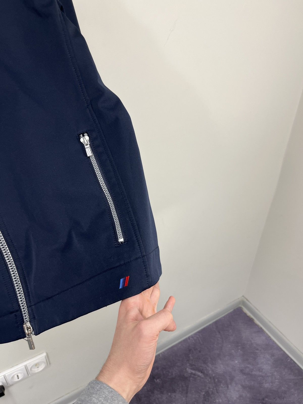 BMW Vintage BMW Motorsport Men’s Navy Full Zip Racing Jacket Size US L / EU 52-54 / 3 - 11 Thumbnail