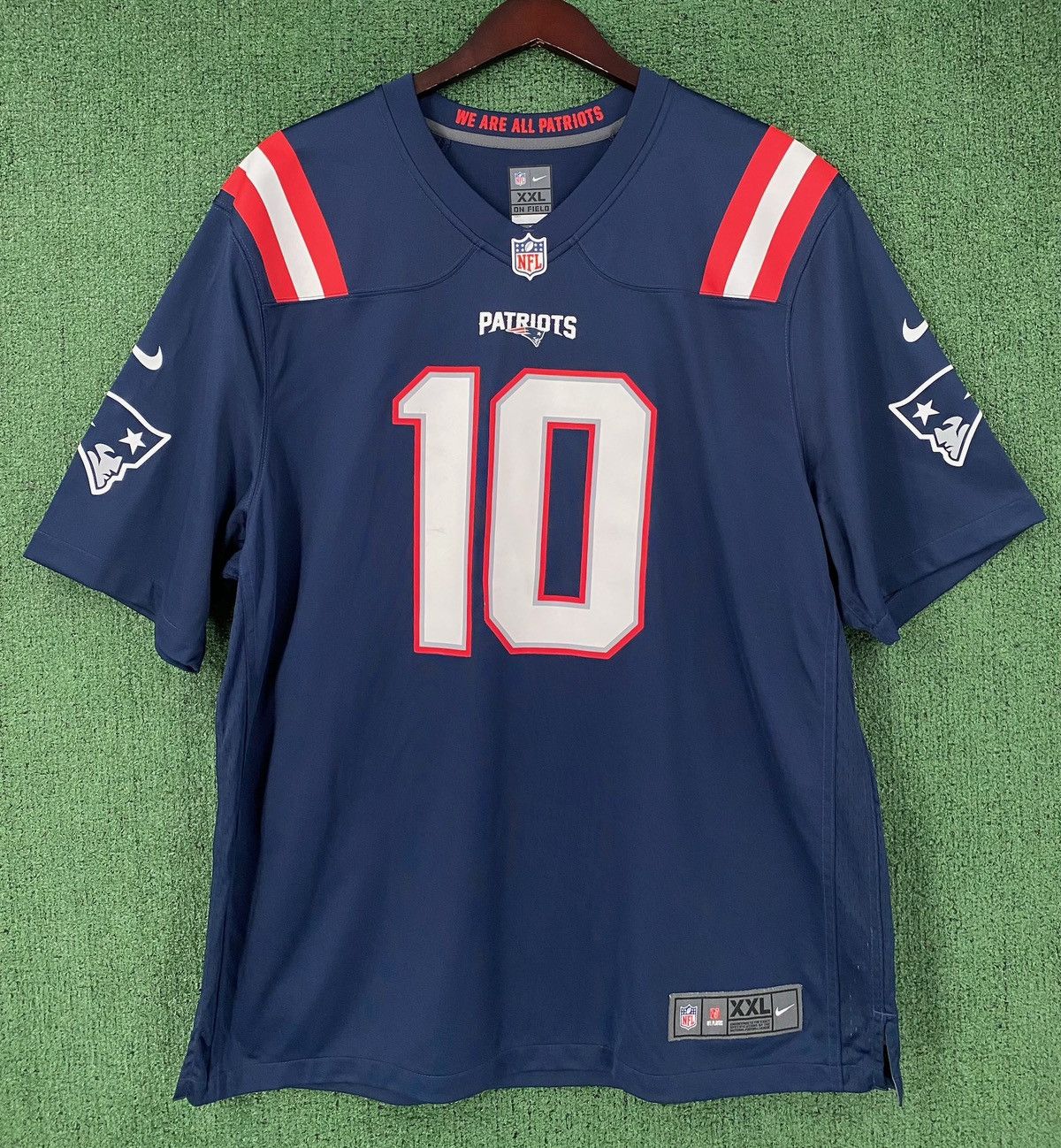 Nike Nike New England Patriots NFL Mac Jones Football Jersey 2XL Size US XXL / EU 58 / 5 - 1 Thumbnail