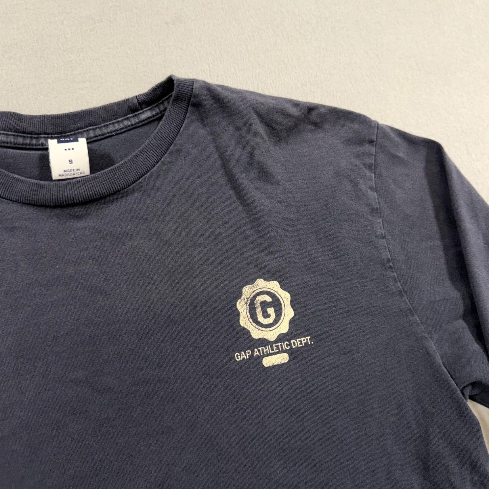 Gap Gap Shirt Mens Small Blue Long Sleeve Athletic Dept Logo Graphic Tee Crewneck Size US S / EU 44-46 / 1 - 2 Thumbnail
