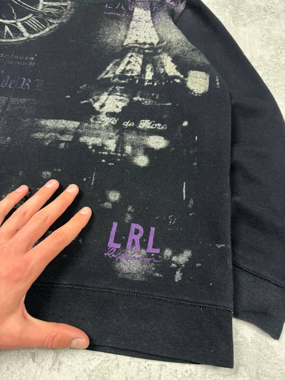 RRL Ralph Lauren Vintage Polo Ralph Lauren RLR Womens Sweatshirt Big Logo Size L / US 10 / IT 46 - 4 Thumbnail