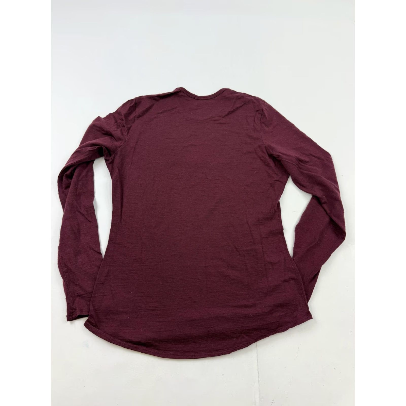 Vintage SEG'MENTS Shirt Womens Small Purple Merino Wool Crew Neck Long Sleeve Top Basic Size S / US 4 / IT 40 - 5 Thumbnail