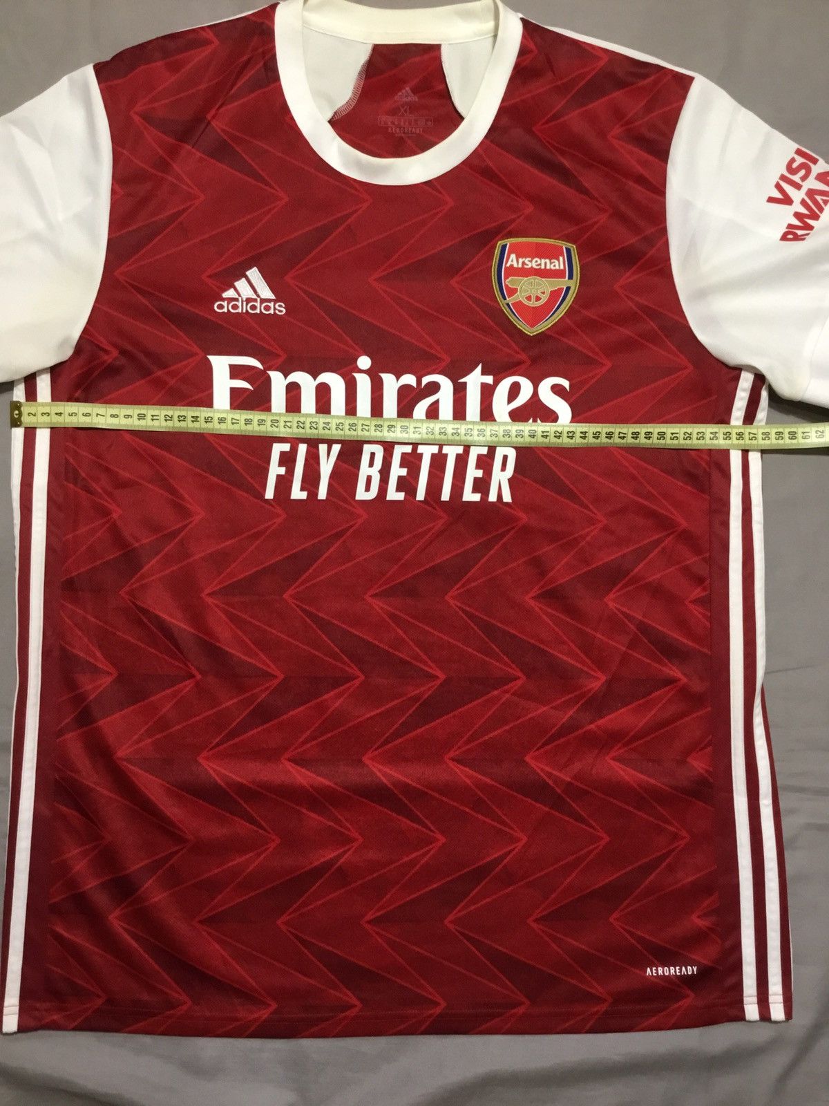 Adidas Tierney #3 Arsenal 2019/20 Home Shirt Adidas Size XL Size US XL / EU 56 / 4 - 7 Thumbnail
