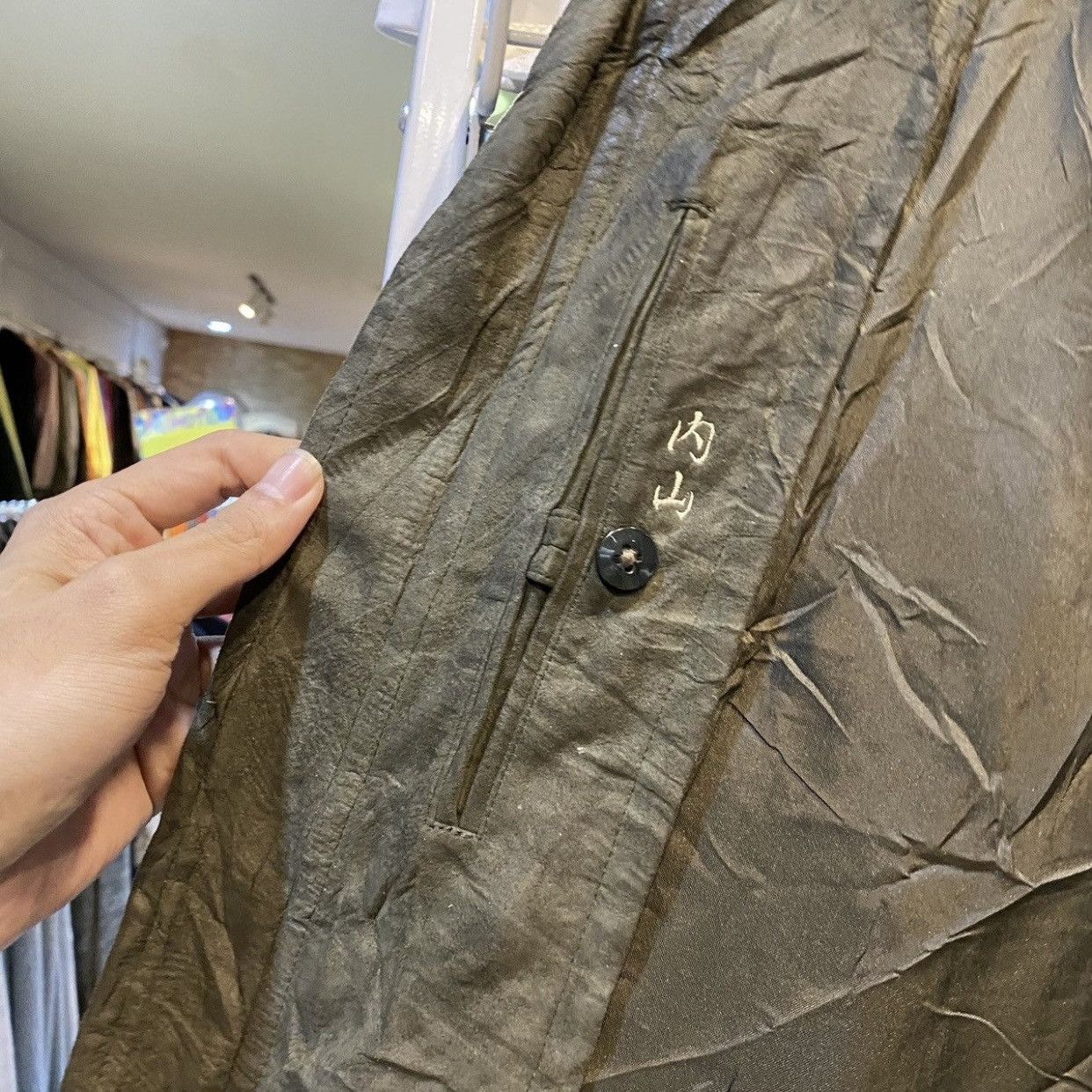 Burberry Burberry London Suede Jacket Nova Check Lined Olive/Brown Size US XL / EU 56 / 4 - 13 Thumbnail
