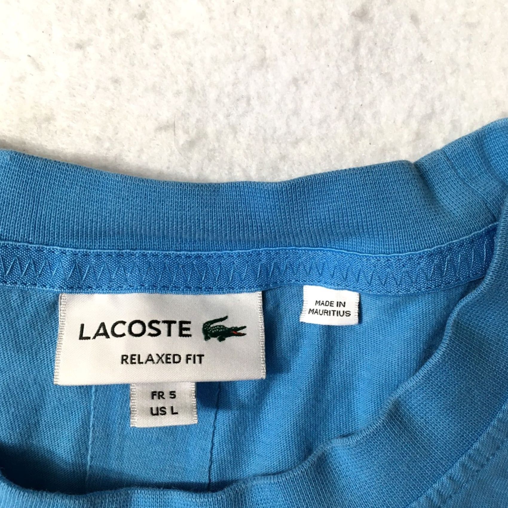 Lacoste Lacoste Blue Nautical Sail Flags Relaxed Fit T-Shirt Size L Mens Shirt Regular XS? Size US L / EU 52-54 / 3 - 3 Thumbnail