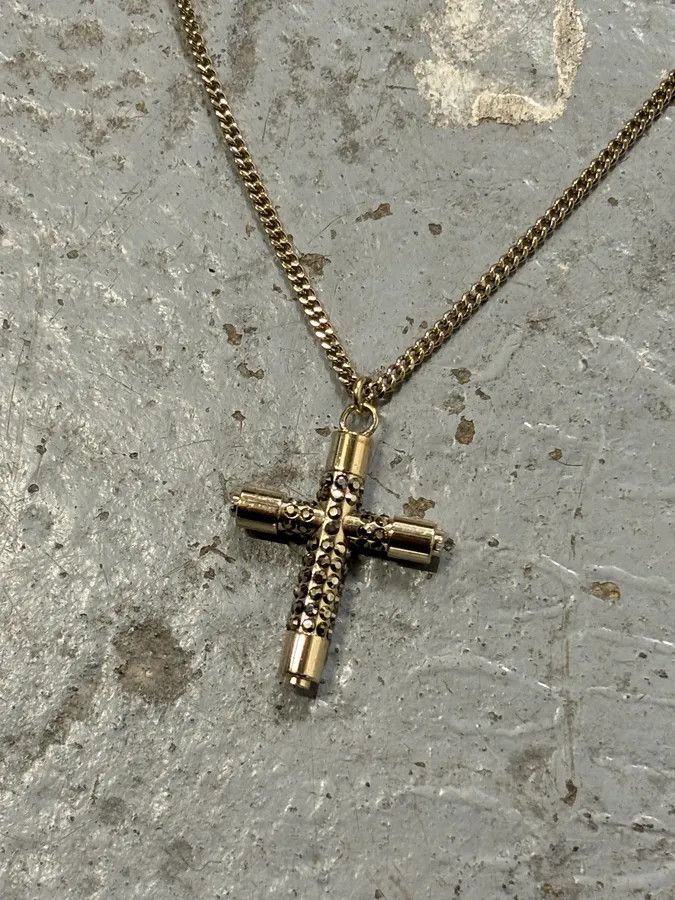 Givenchy Givenchy Gold Metal Cross Necklace Size ONE SIZE - 4 Thumbnail