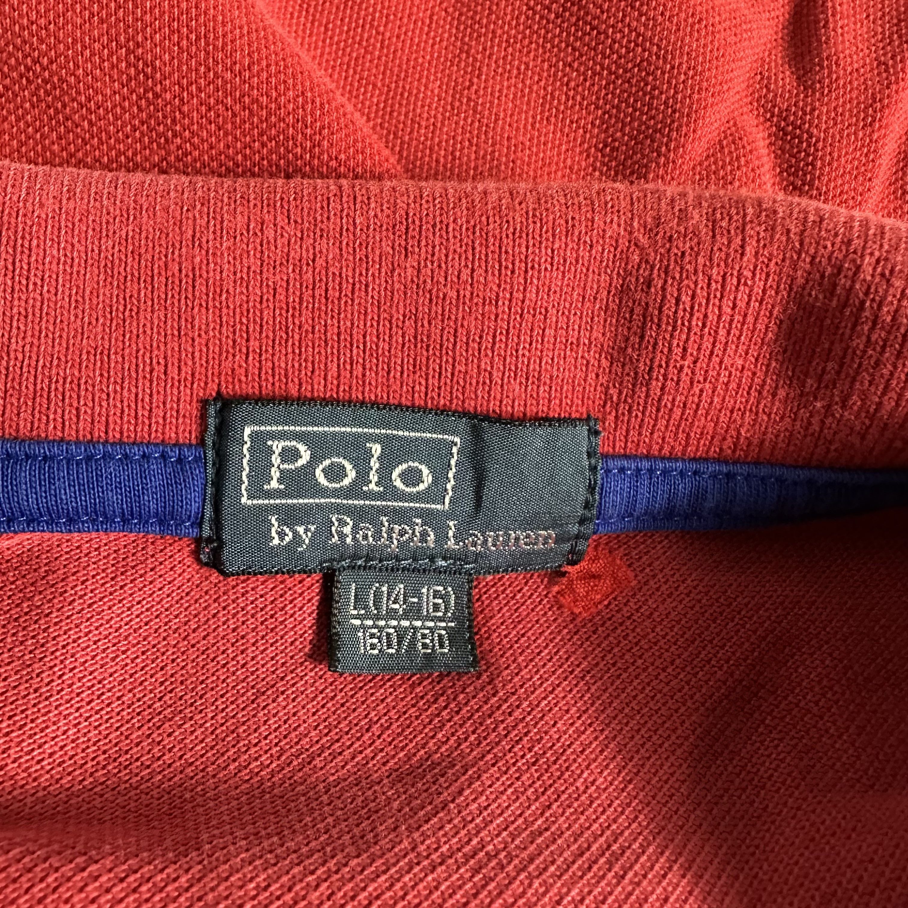 Polo Ralph Lauren 🔥RARE🔥Vintage Polo Ralph Lauren USA #3 Chief Keef Boy Polo Size US L / EU 52-54 / 3 - 4 Thumbnail