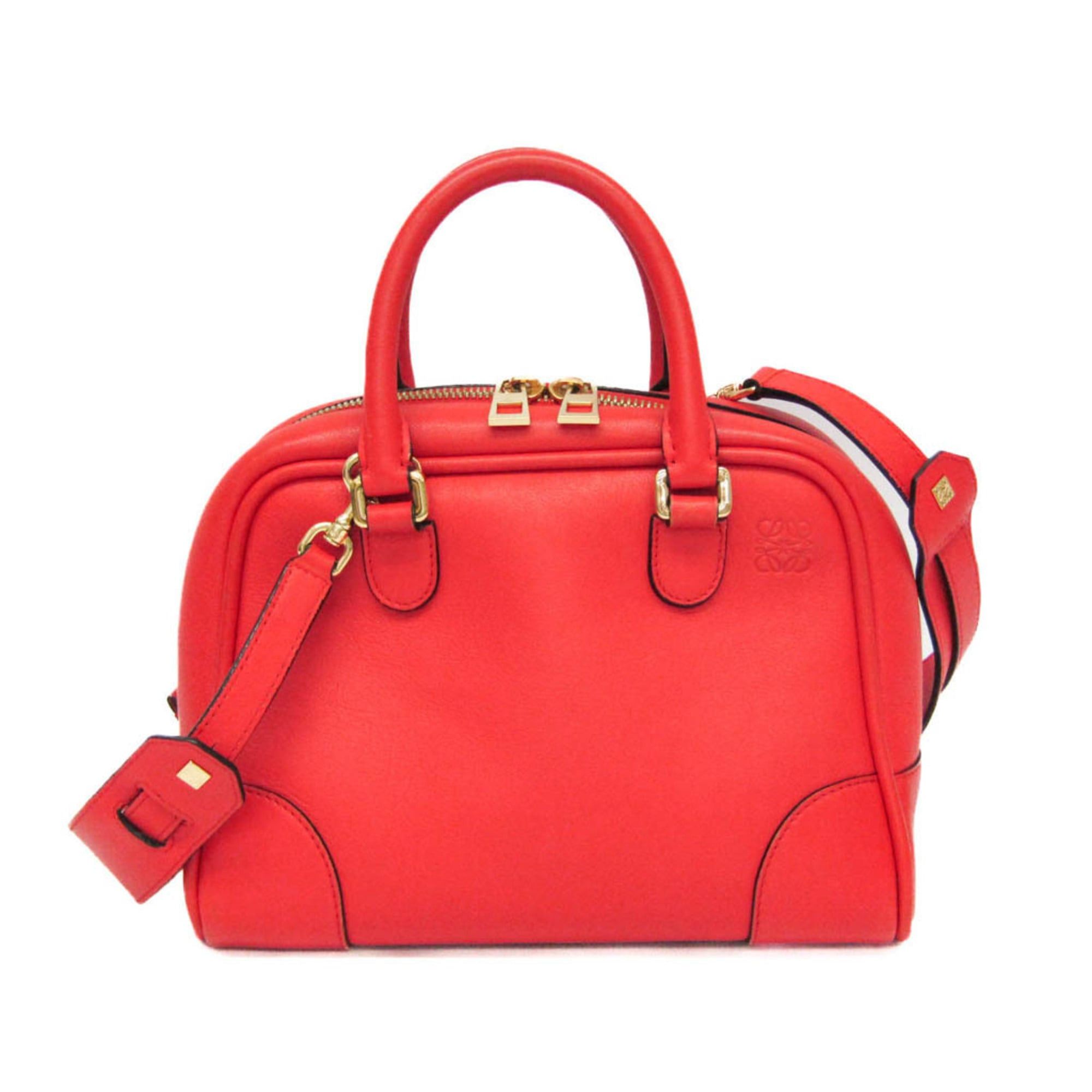 Loewe Loewe Amazona 75 Small 301.30BL01 Women's Leather Handbag,Shoulder Bag Red Color Size ONE SIZE - 1 Thumbnail