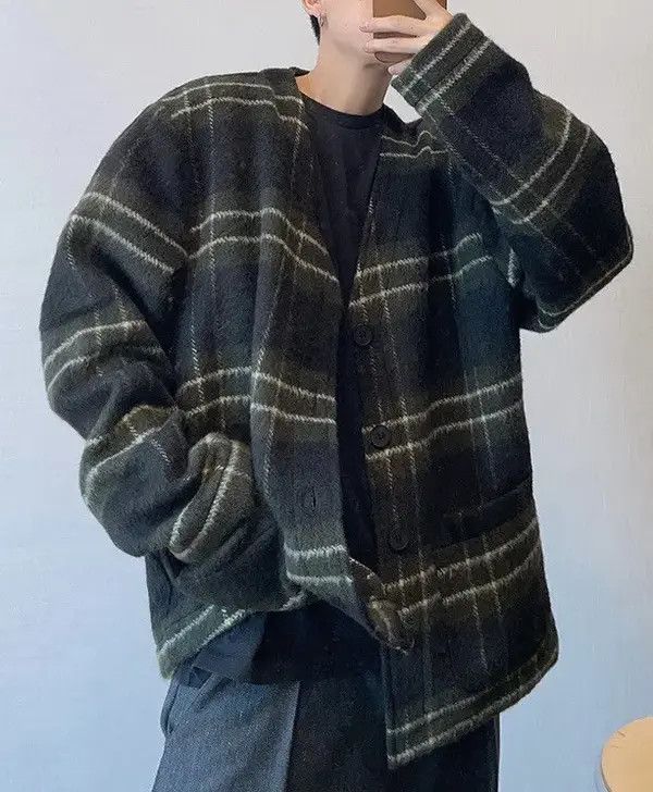 Japanese Brand Vintage Street y2k Striped Loose Casual Jacket Coat Size US L / EU 52-54 / 3 - 8 Thumbnail