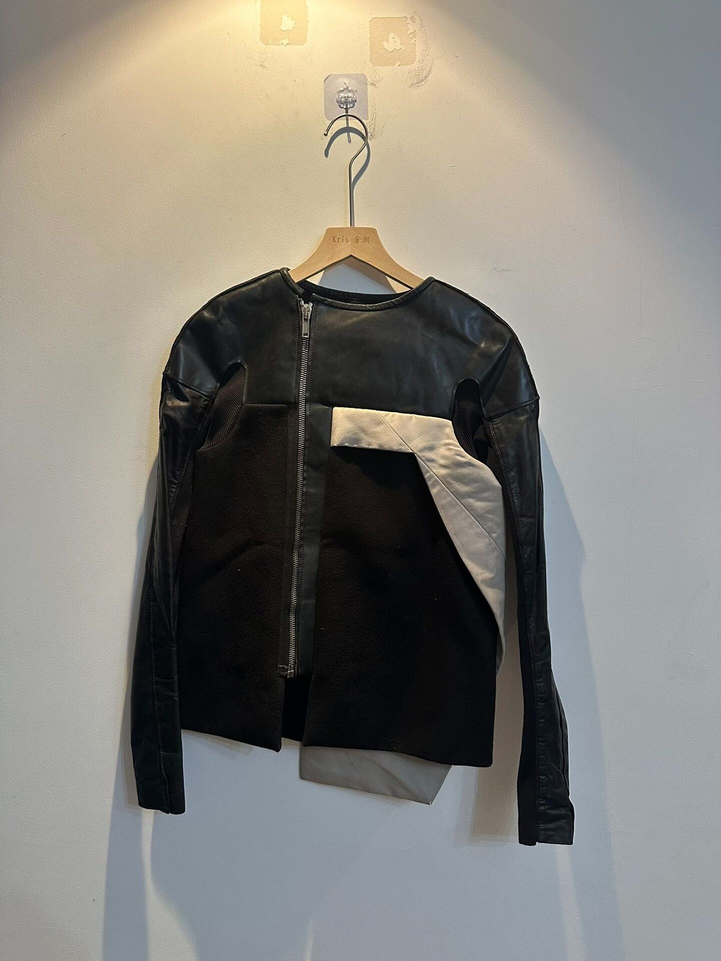 rick owens leather jacket fw11 size 40
