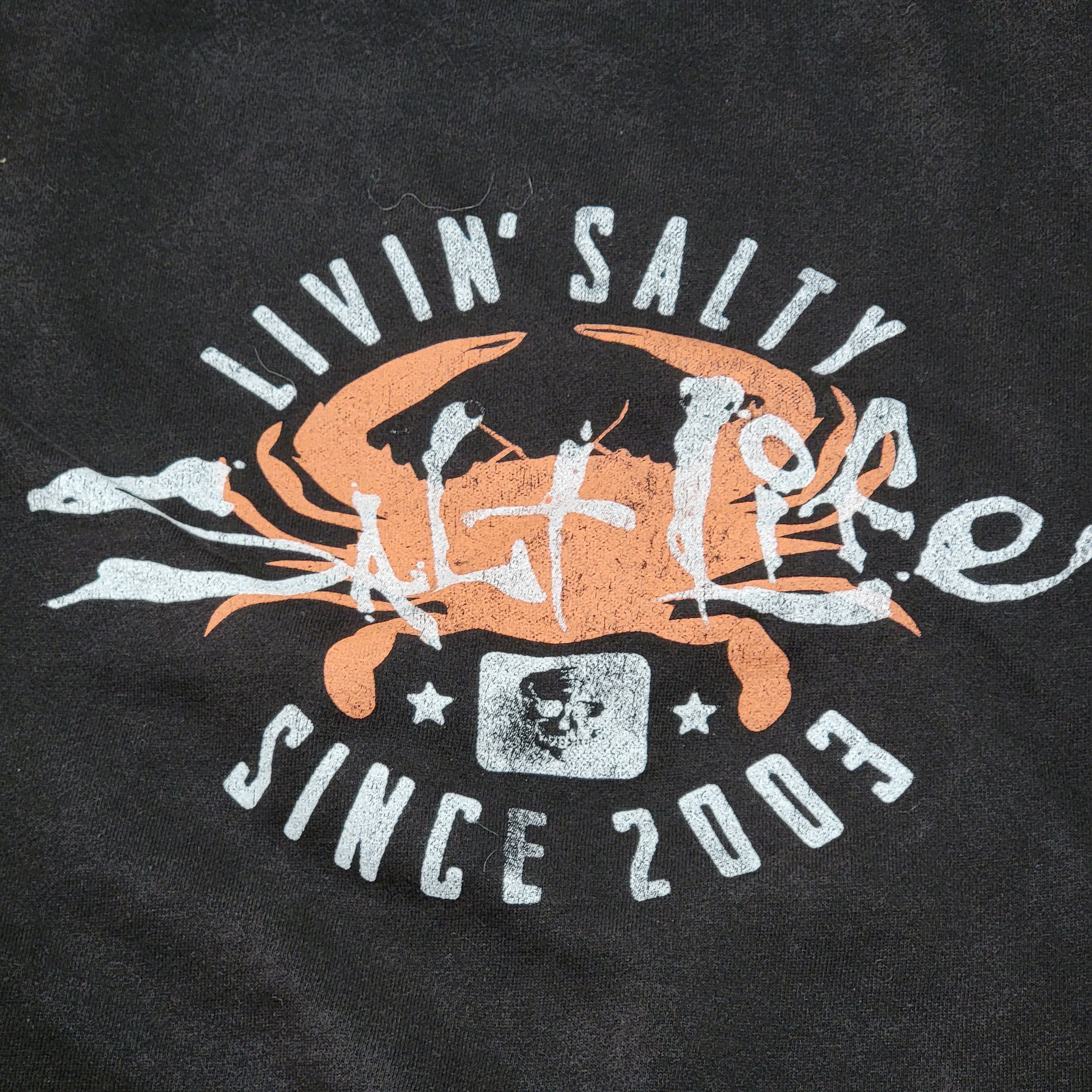 Other Salt Life LS Pullover Black Unisex Hoodie "Livin' Salty" Size US XXL / EU 58 / 5 - 2 Thumbnail