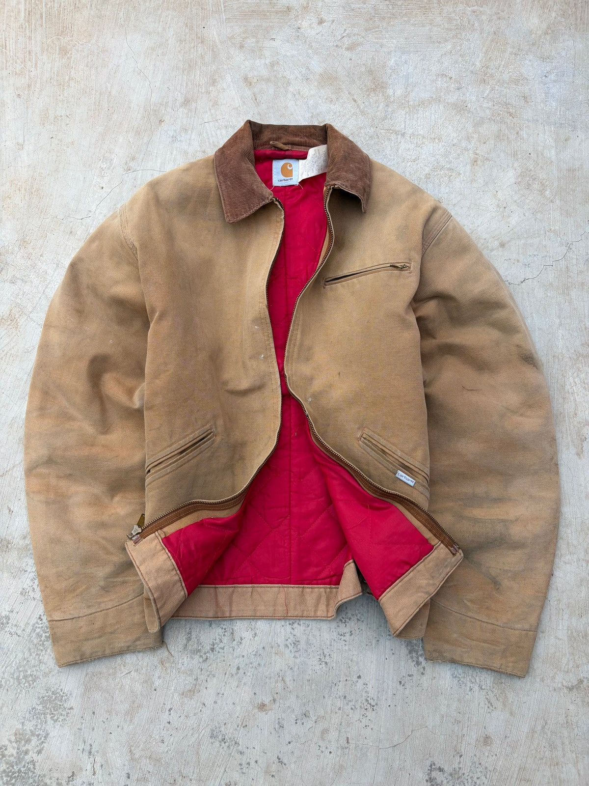 Carhartt Vintage 1993 Carhartt Detroit Jacket 6QLJT Size US M / EU 48-50 / 2 - 2 Thumbnail