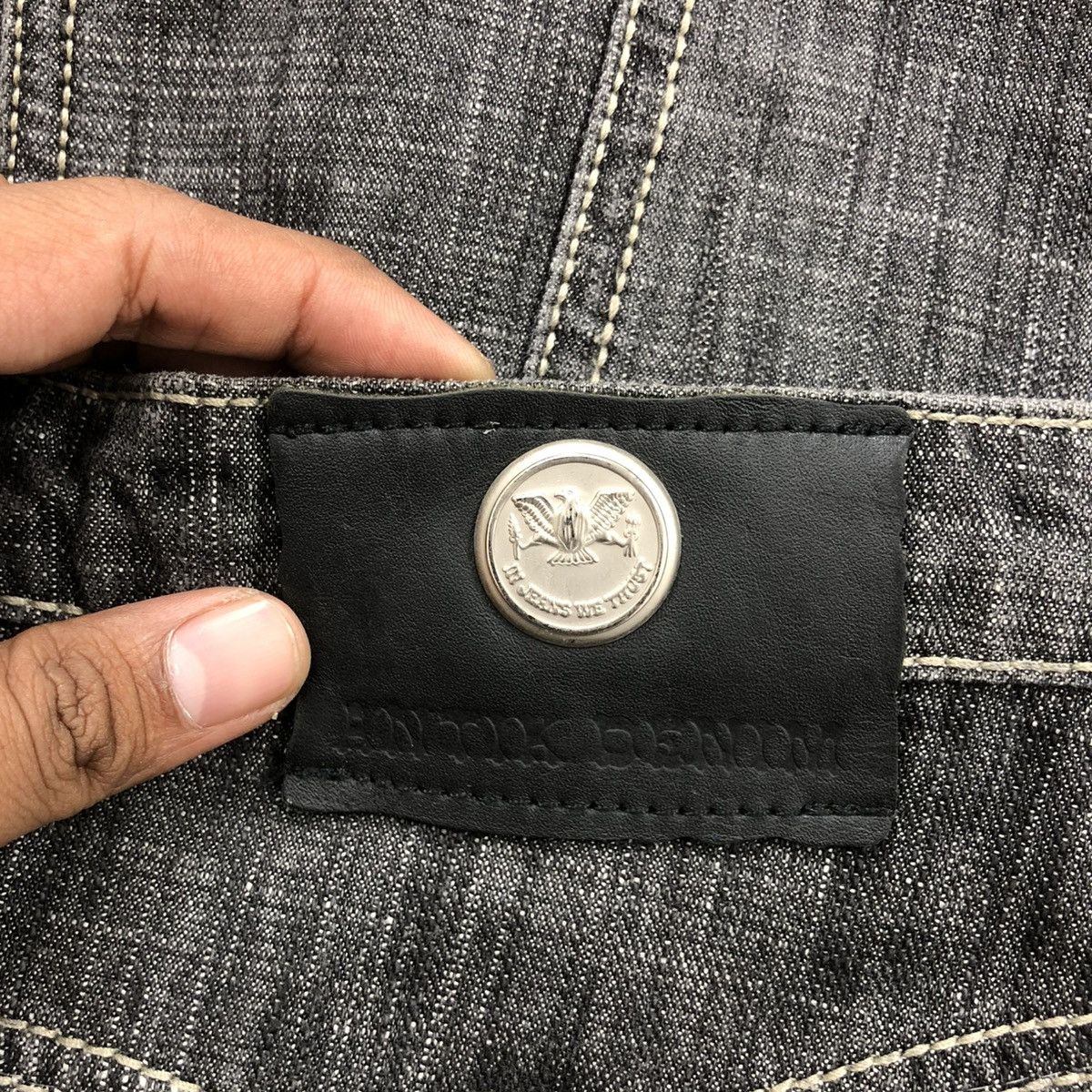 Antik Denim × If Six Was Nine × Vintage Vintage Antik Denim Distressed Embrodired Lgb Flared Jeans Size US 28 / EU 44 - 4 Thumbnail