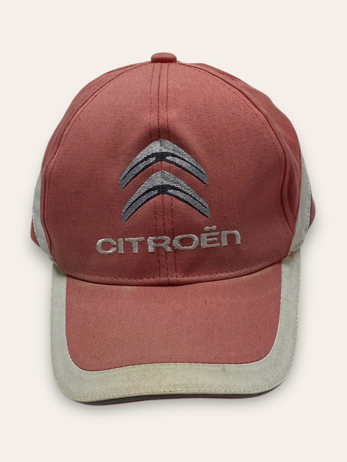 Vintage Vintage CITROEN French Car Racing Cap Big Knit Logo Y2K Size ONE SIZE - 2 Thumbnail