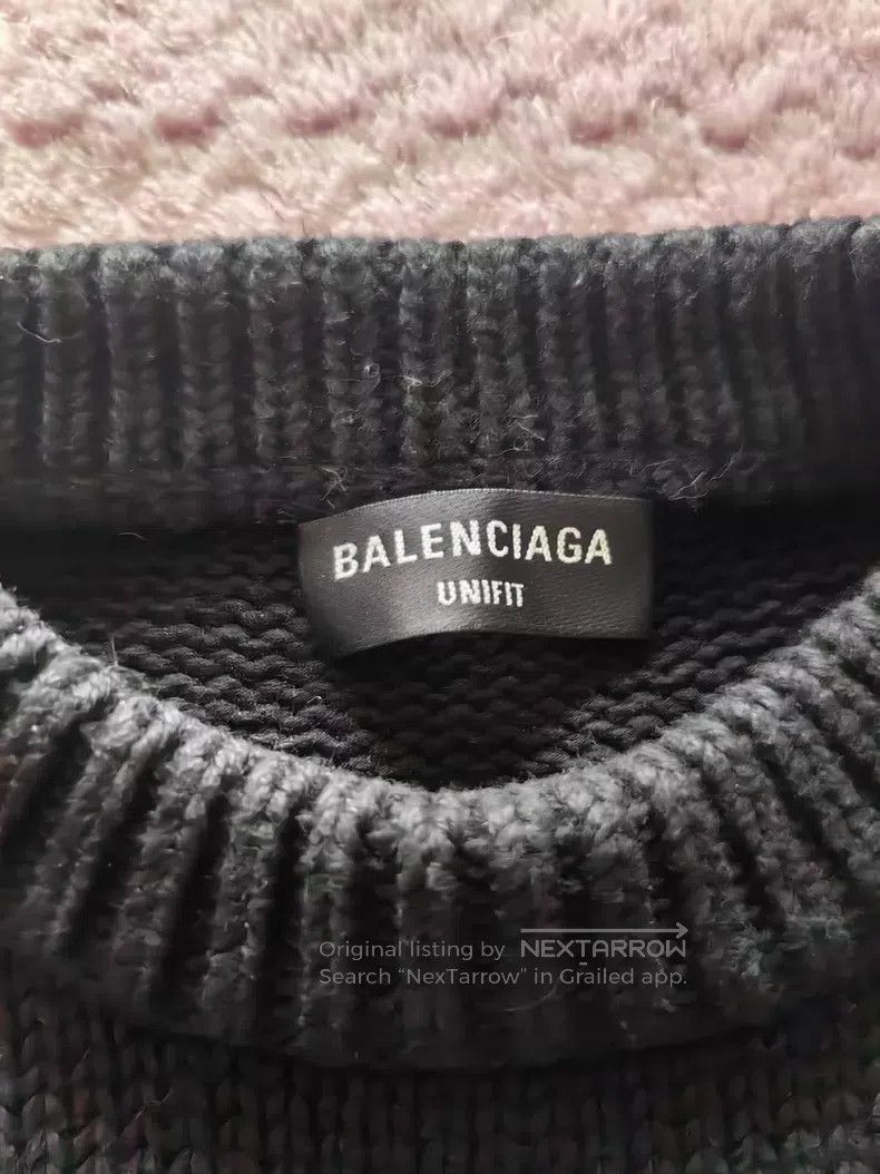 Balenciaga Balenciaga Double B Wheat Crown Embroidered Logo Round Nec Size US S / EU 44-46 / 1 - 5 Thumbnail