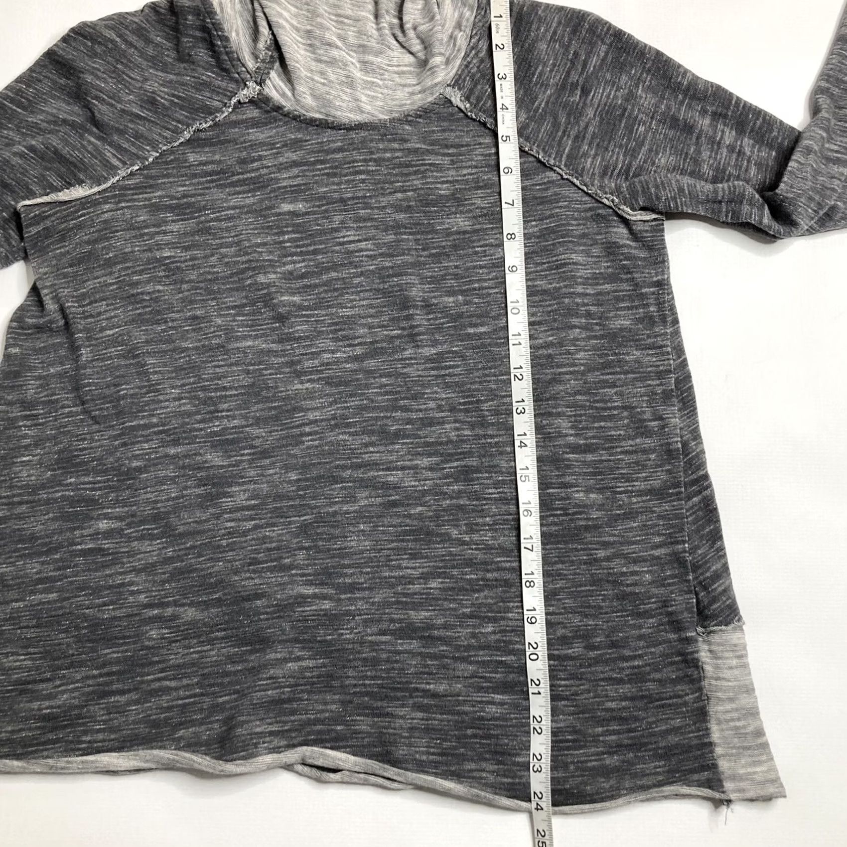 Vintage FP Beach Cowl Neck Pullover Sweater Gray One Size Long Sleeve Casual Beachy Size ONE SIZE - 6 Thumbnail
