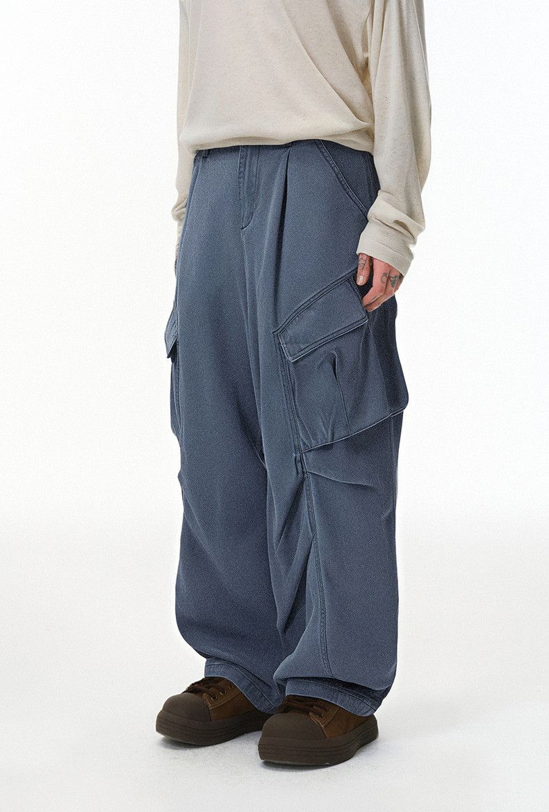 BAOVICTO Pleated Wide-leg Pants変形ワイドパンツ BAOVICTO Pleated Wide-leg Pants 変形ワイドパンツ - メルカリ