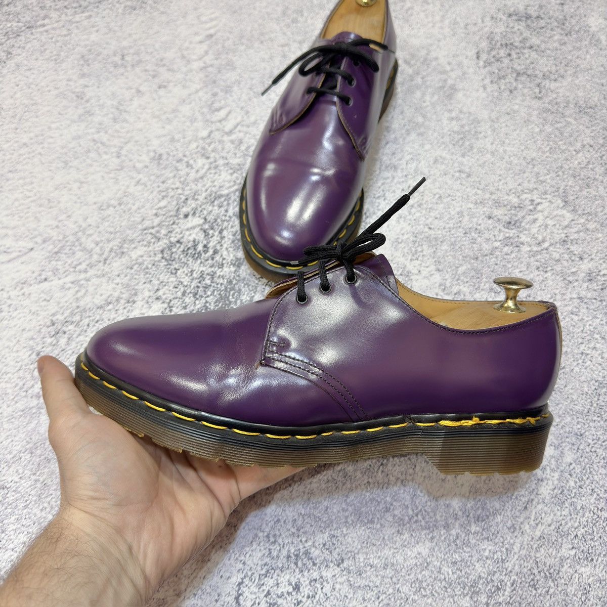 Dr. Martens Dr. Martens England 1461 Purple Derbies US10 UK9 EU43 28cm Size US 10 / EU 43 - 8 Thumbnail