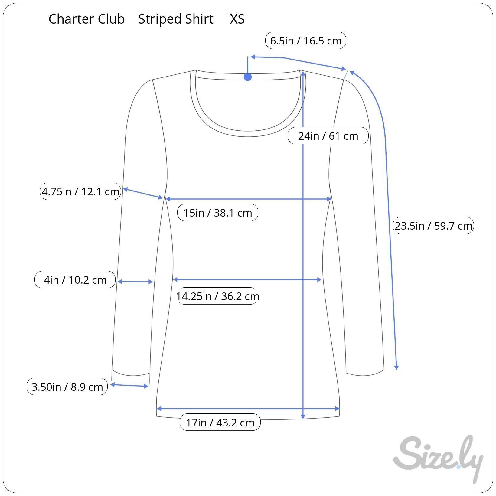 Charter Club Charter Club Womens Green White Striped Long Sleeve Shirt XS Size XS / US 0-2 / IT 36-38 - 2 Thumbnail