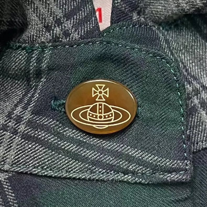 Vivienne Westwood Vivienne Westwood size1 Dark green checkered Saturn buckle Size S / US 4 / IT 40 - 4 Thumbnail