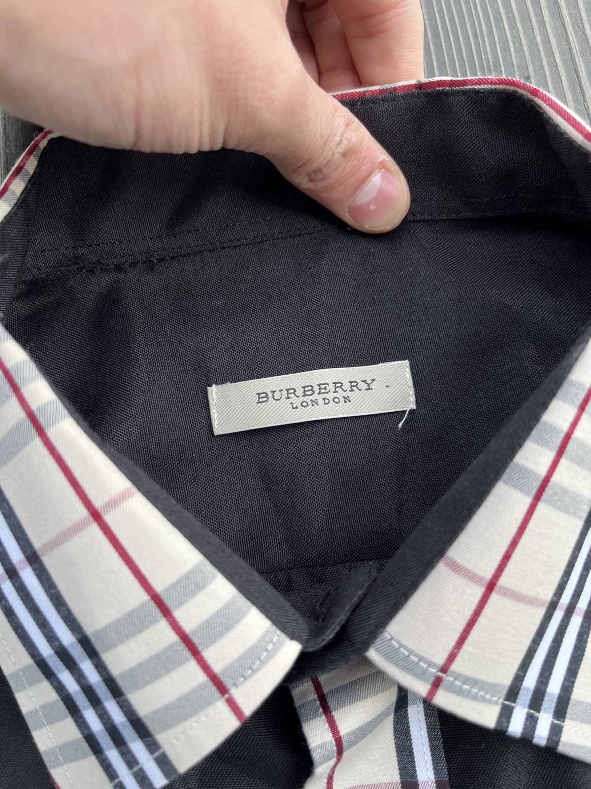 Burberry Vintage Burberry Nova Check Button Up Shirt Luxury Bootleg Size US L / EU 52-54 / 3 - 6 Thumbnail