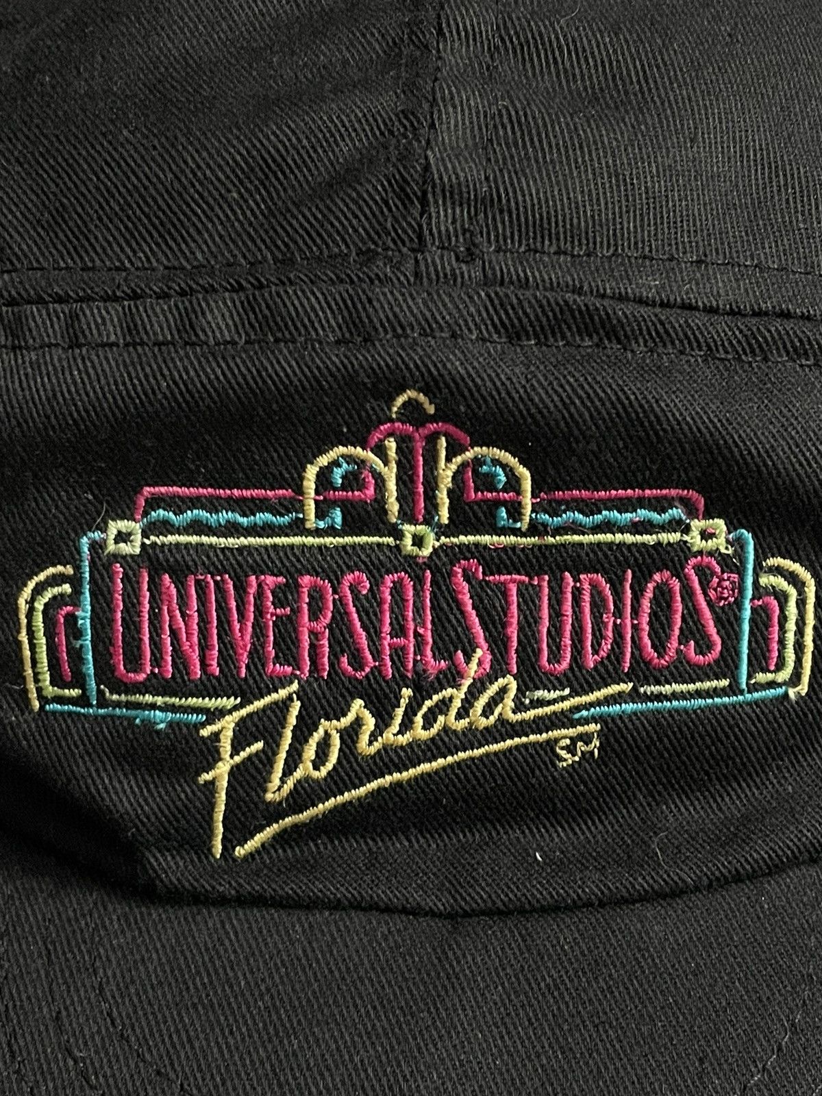 Universal Studios Vintage Universal Studios Florida 1990’s Black Hat Cap RARE Size ONE SIZE - 3 Thumbnail