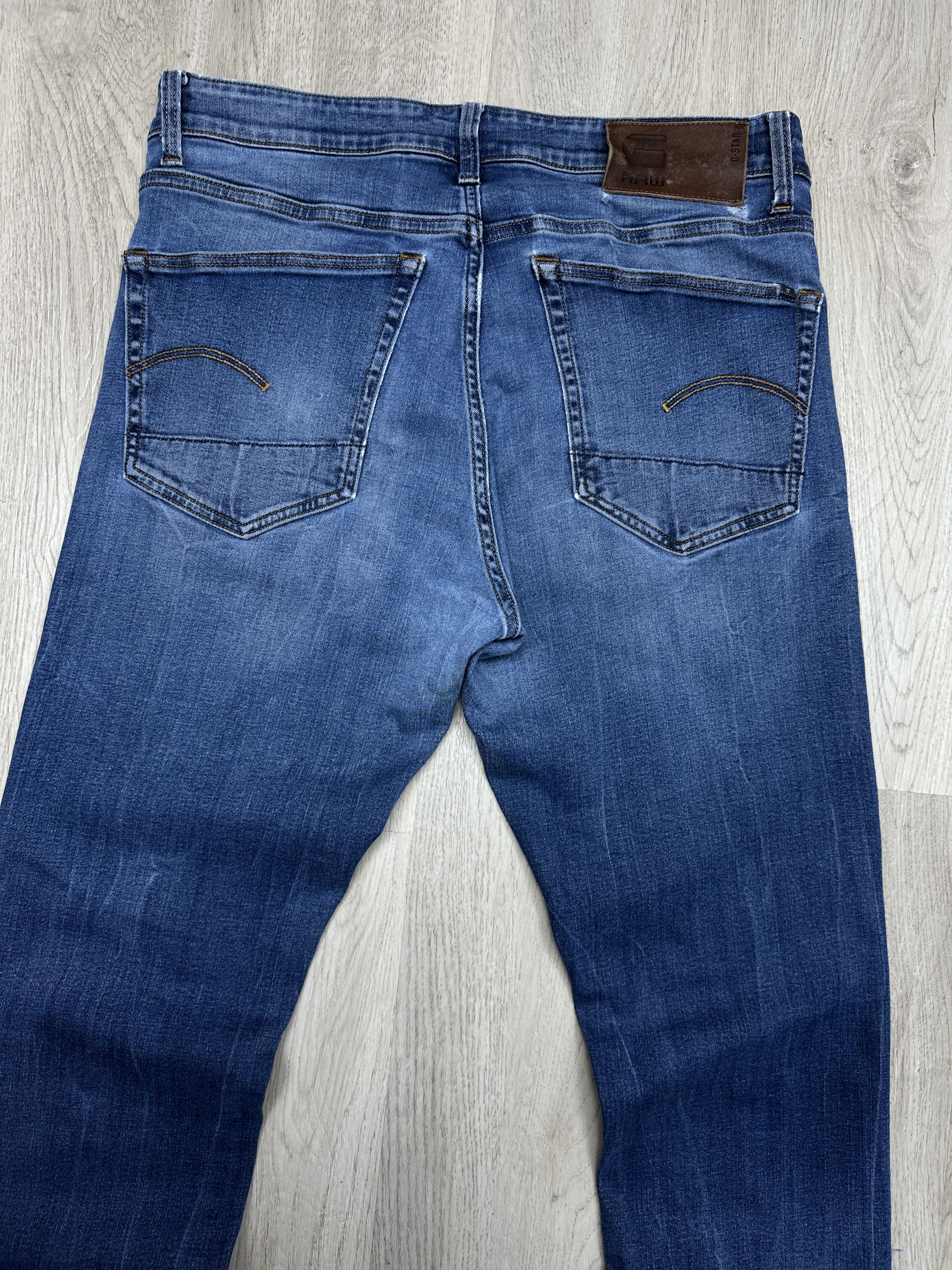 G-Star G Star Raw Mens 3301 Tapered Denim Pants Jeans Size US 34 / EU 50 - 8 Thumbnail