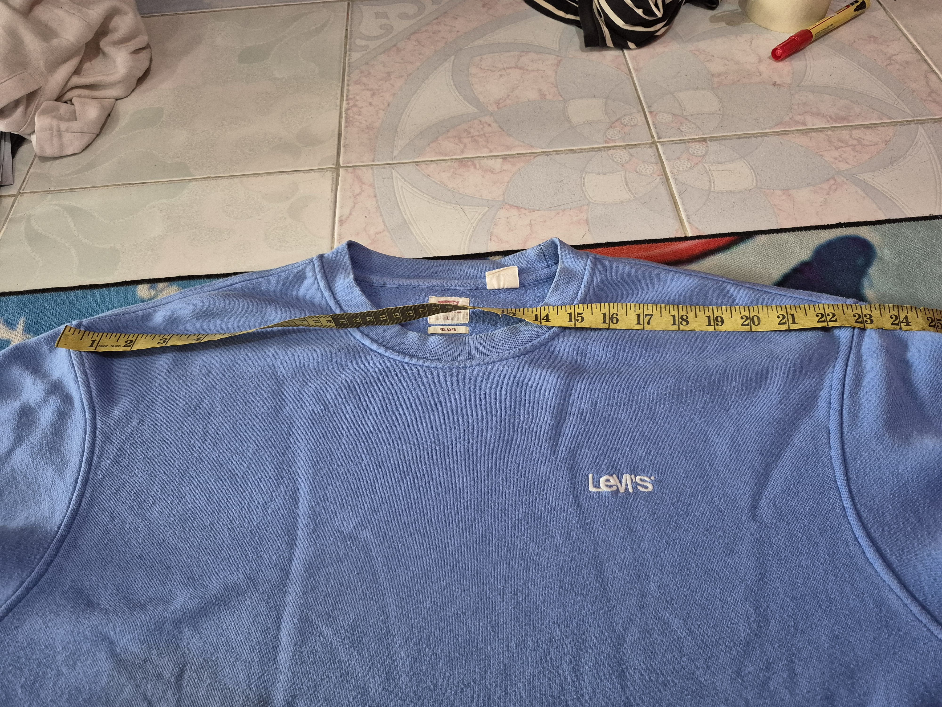 Levi's 🔥 Levis Small Logo Embroided Sweatshirt Size US L / EU 52-54 / 3 - 11 Thumbnail