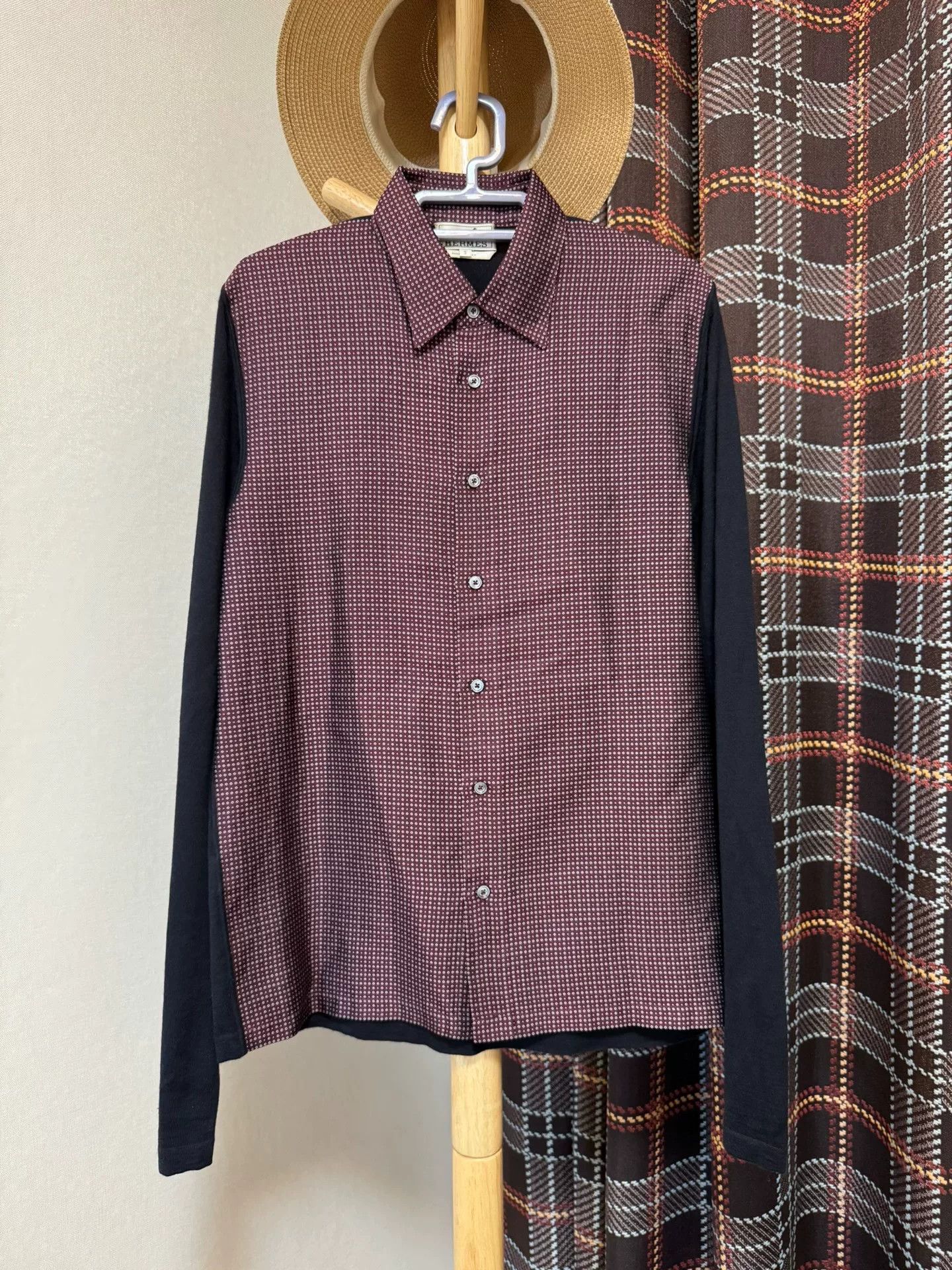 Hermes Hermes Cashmere Silk Button Up Shirt Size US S / EU 44-46 / 1 - 1 Thumbnail