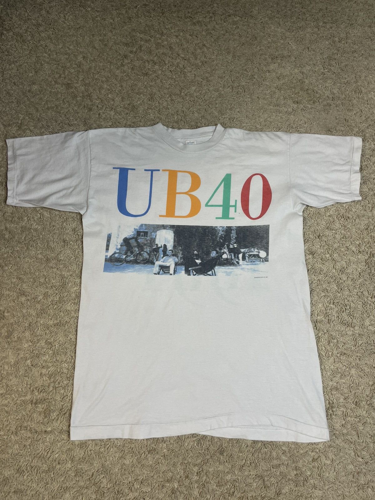 Band Tees UB40 Vintage 1991 Tour Tee T Shirt Large Size US L / EU 52-54 / 3 - 1 Thumbnail