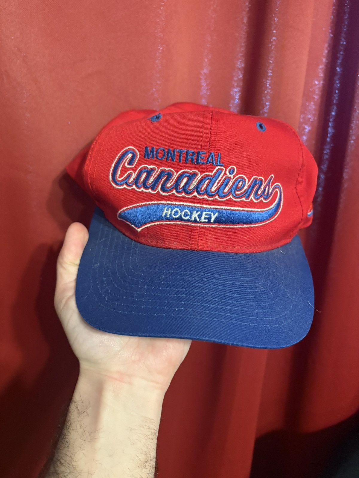 Starter Vintage Montreal Canadiens Hat 90’s Starter Tailsweep Size ONE SIZE - 1 Thumbnail