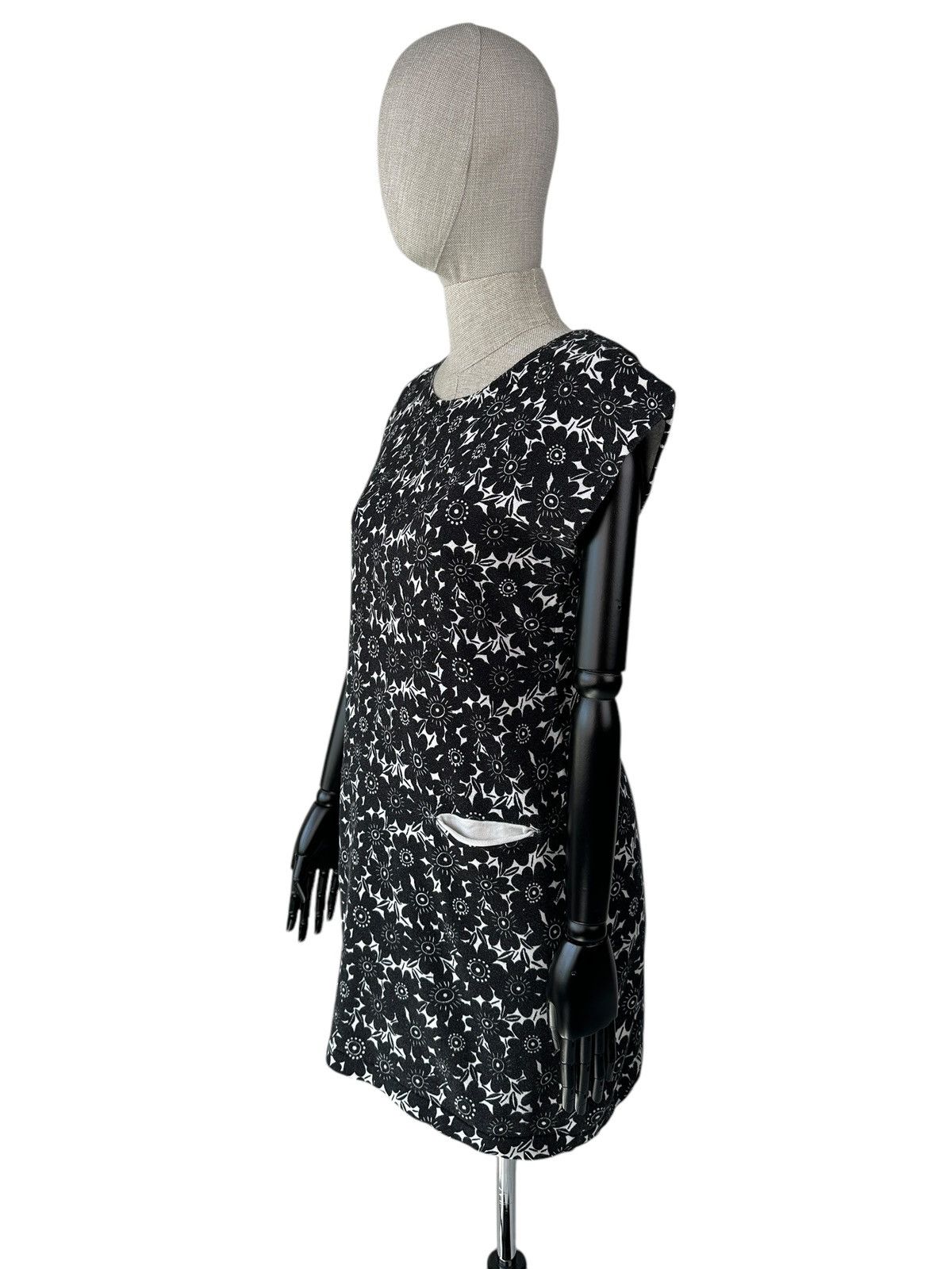Gudrun Sjoden GUDRUN SJODEN Floral Print Organic Cotton Pockets Dress Size S / US 4 / IT 40 - 2 Thumbnail