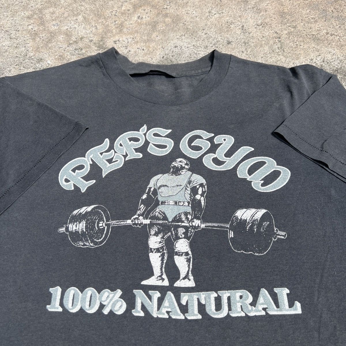 Other Vintage 90s PEP’S GYM Fitness Promo Tee Shirt Feded Size US L / EU 52-54 / 3 - 1 Thumbnail