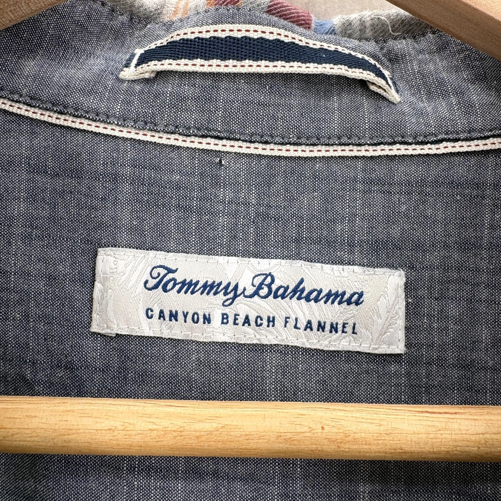 Tommy Bahama Tommy Bahama Shirt Mens Extra Large Gray Plaid Canyon Beach Flannel Button Front Shirt Size US XL / EU 56 / 4 - 4 Thumbnail