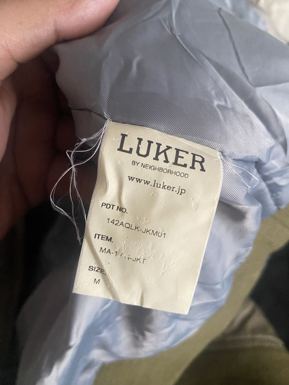 Neighborhood Luker By Neighborhood MA-1 Jacket England Size US M / EU 48-50 / 2 - 5 Thumbnail