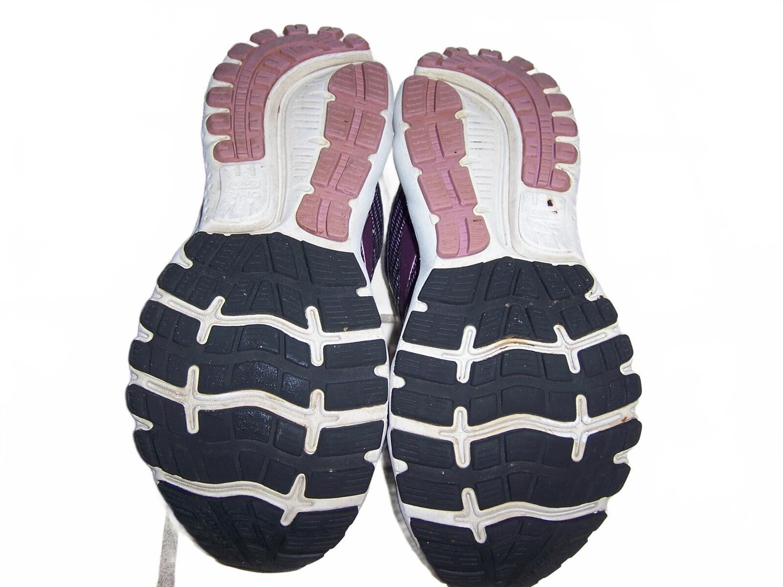 Brooks Brooks Ghost 12 Women's Road-Running Shoes US8 Black/Purple Size US 8 / IT 38 - 5 Thumbnail