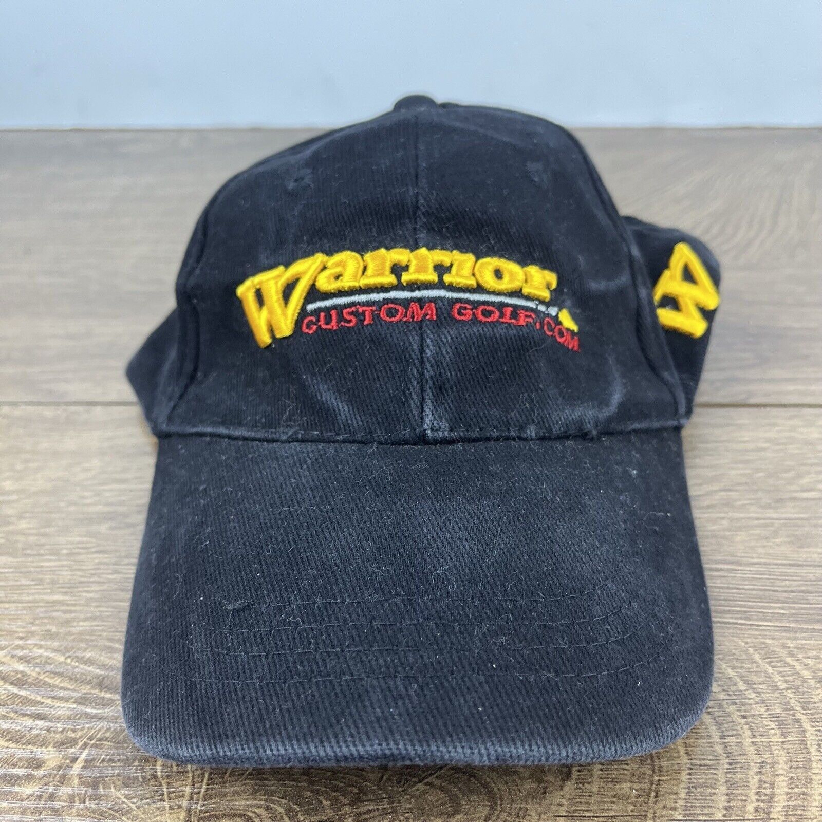 Other Warrior Custom Golf Hat Black Hat Adjustable Black Adult Siz Size ONE SIZE - 2 Thumbnail