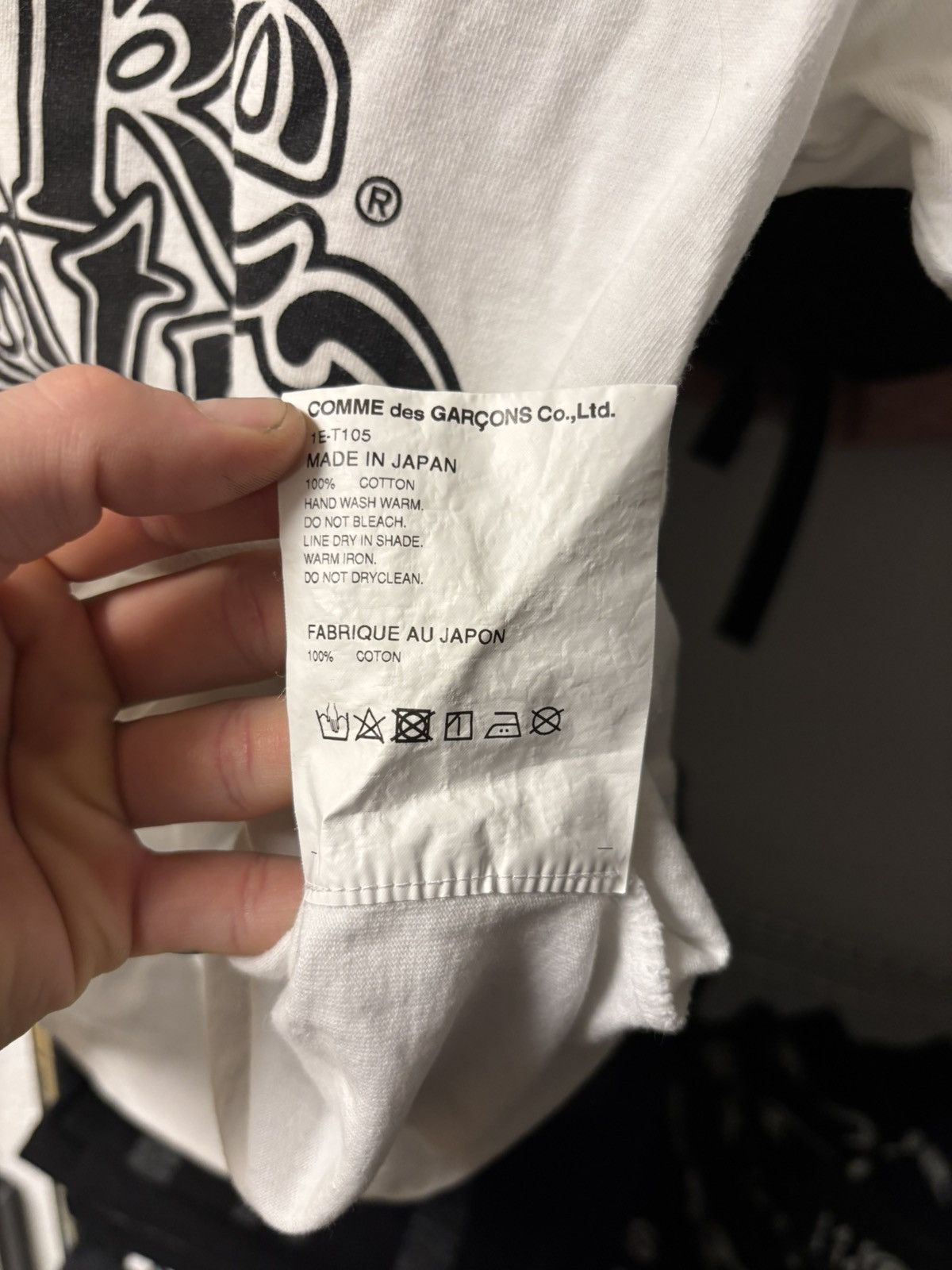 Comme des Garcons Comme des Garcons x Nike T-Shirt in White Size US S / EU 44-46 / 1 - 5 Thumbnail